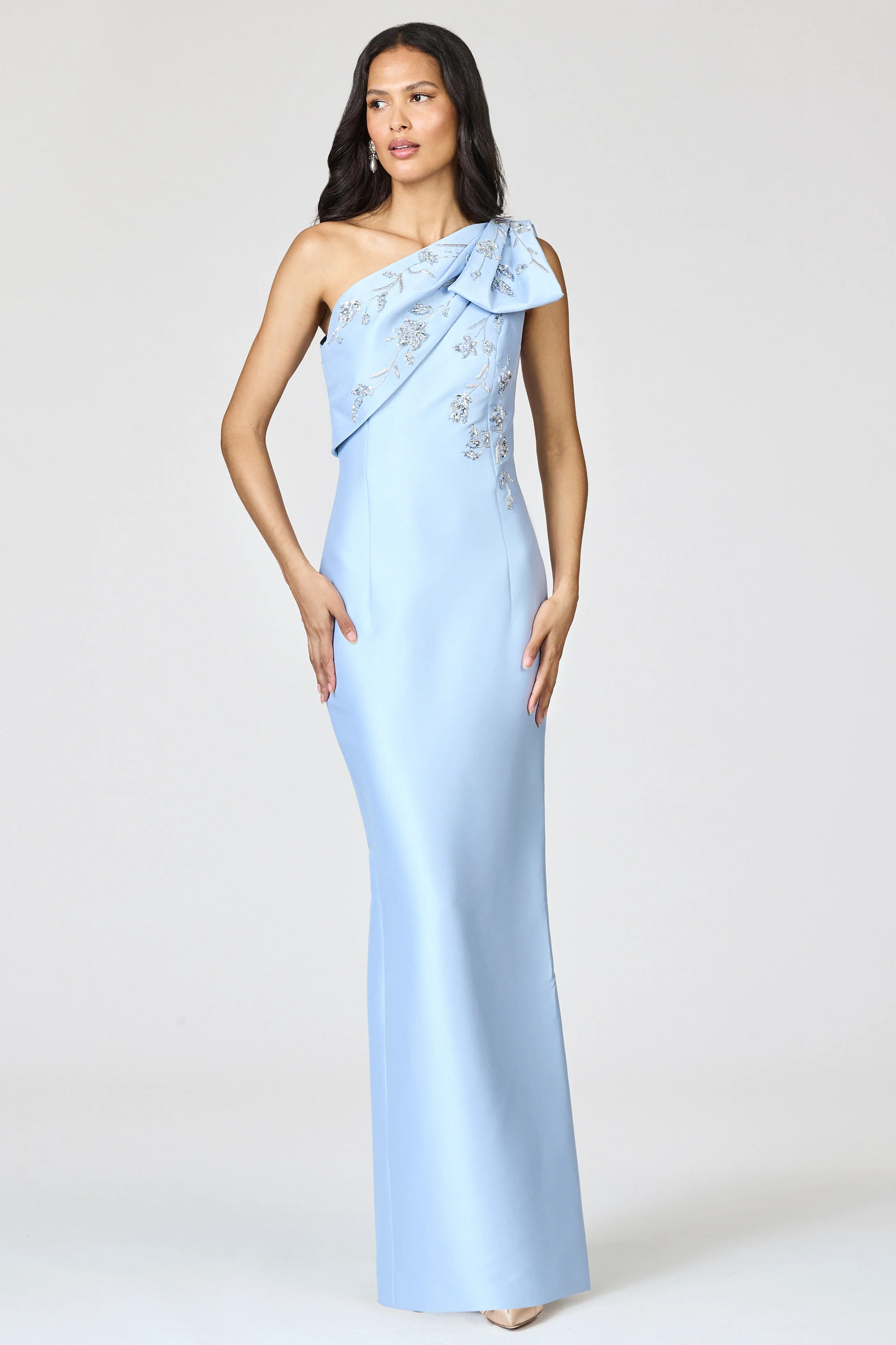 EMBELLISHED OLIVIA GOWN - GLACIAL BLUE - Image 3