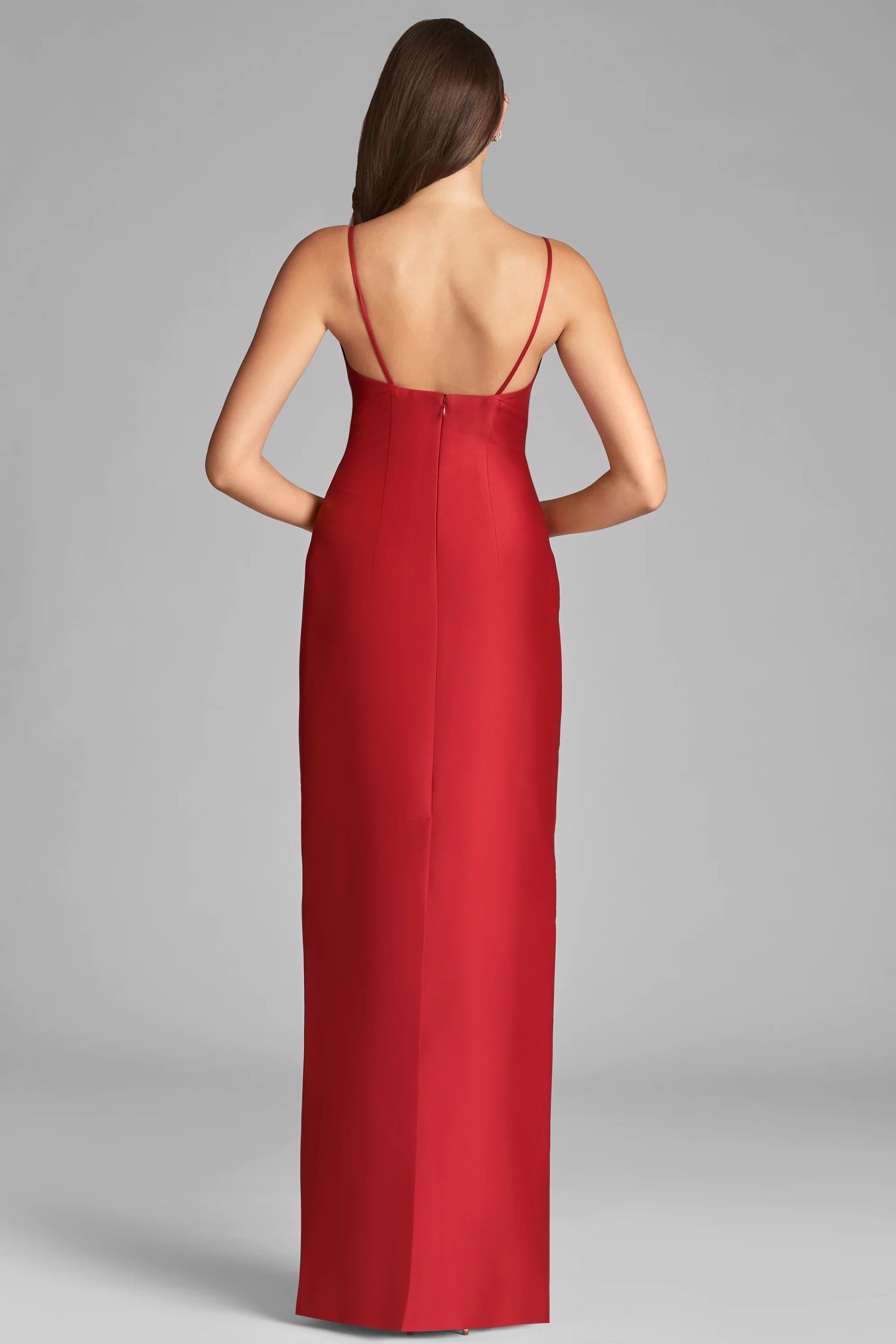 EMBELLISHED PRYCE GOWN - HOLLY RED - FINAL SALE - Image 3