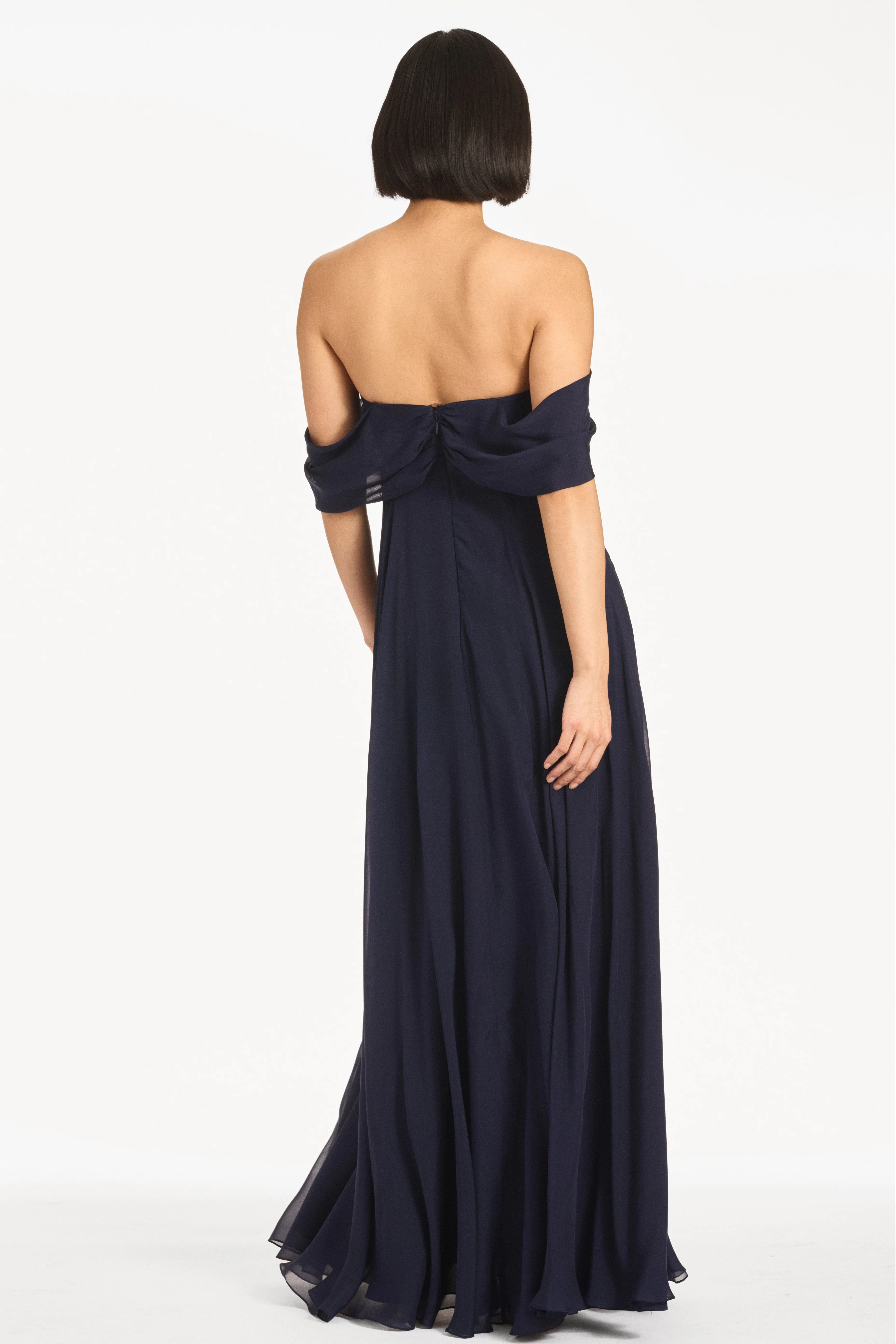 EMBELLISHED REBECCA GOWN - MIDNIGHT - Image 4