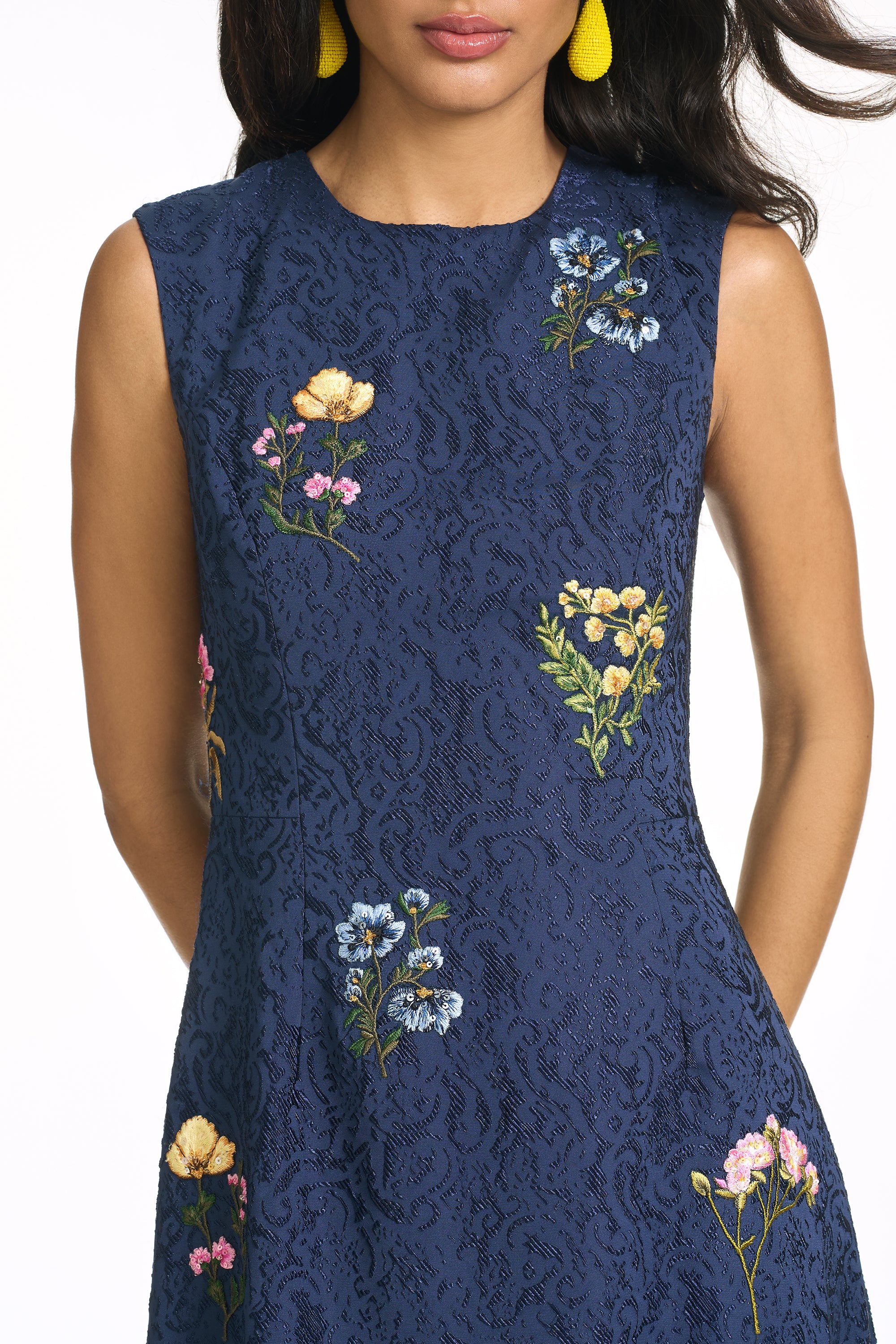EMBROIDERED RANI GOWN - MIDNIGHT - Image 3