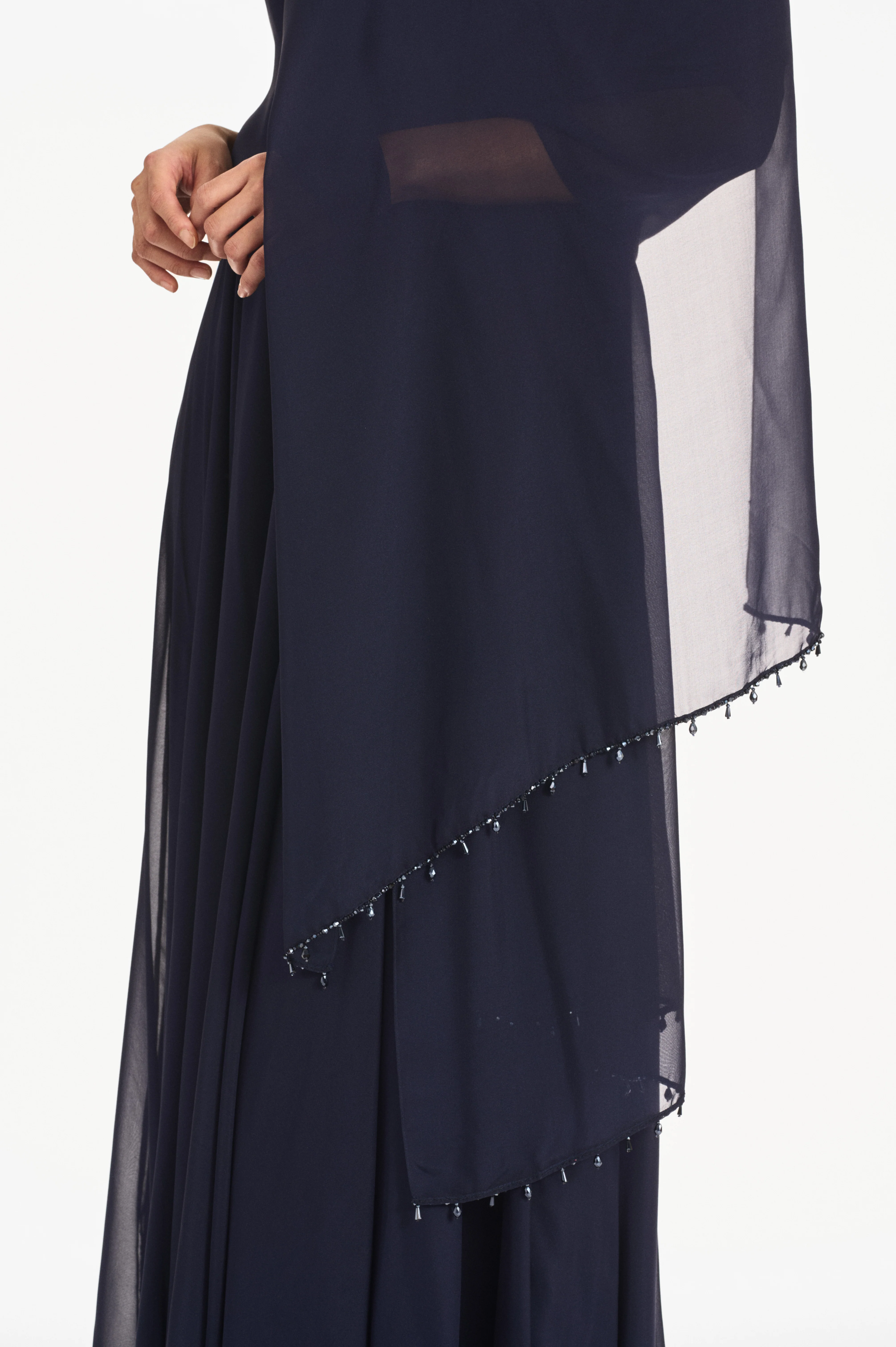 EMBELLISHED EMMY SCARF - MIDNIGHT - Image 2