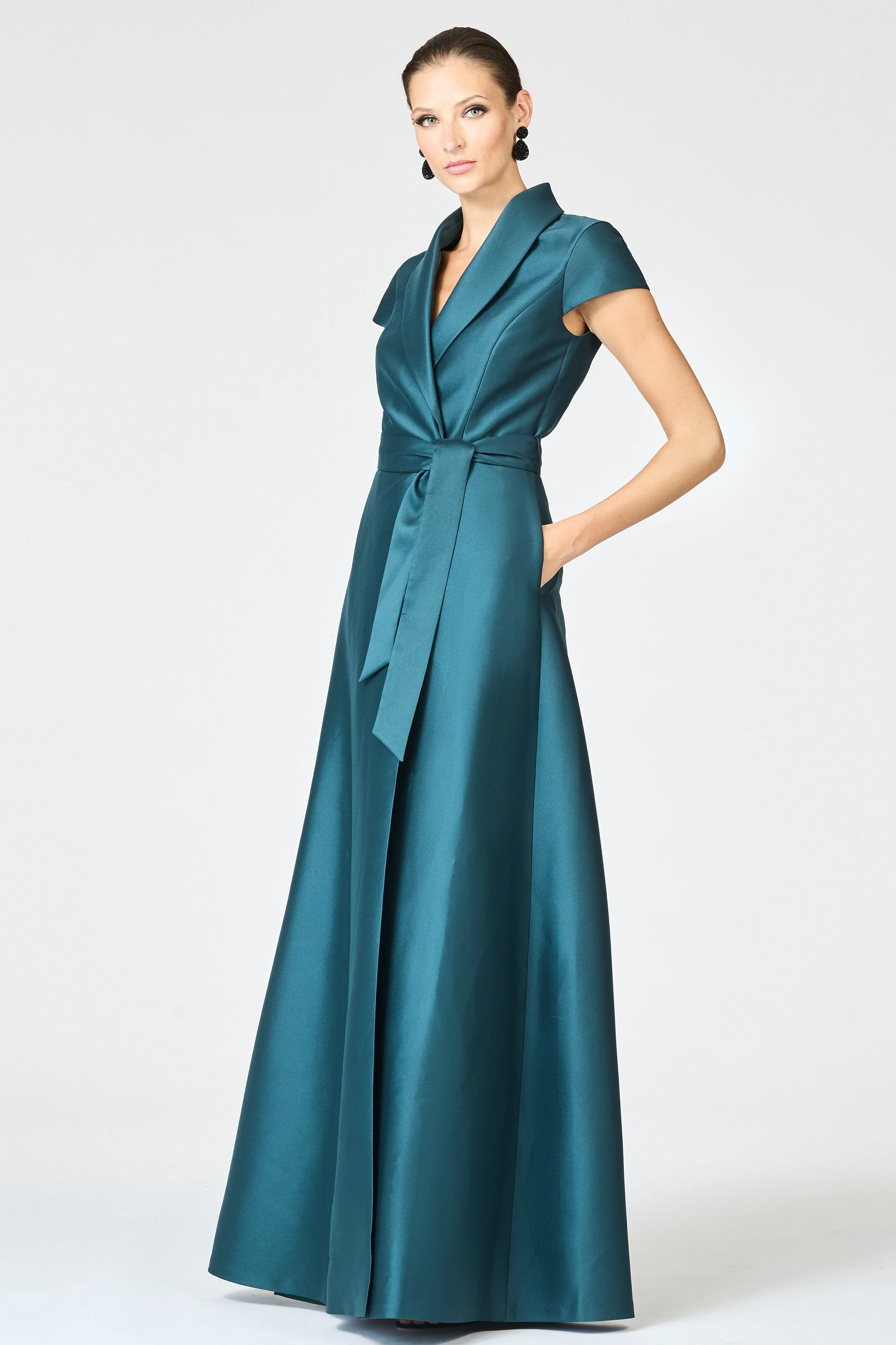 ETIENNE GOWN - FOREST GREEN