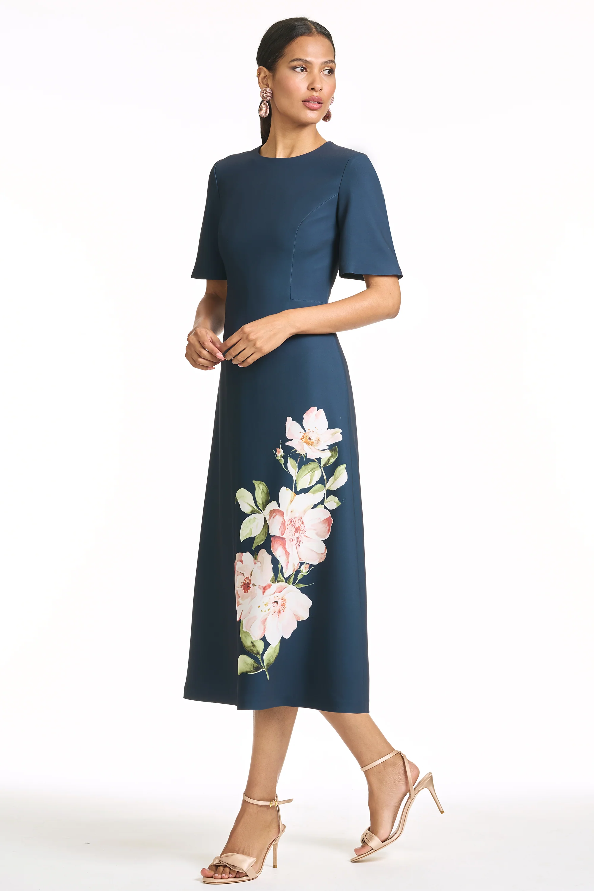 FAIRFIELD DRESS - NAVY RACEME - Image 3