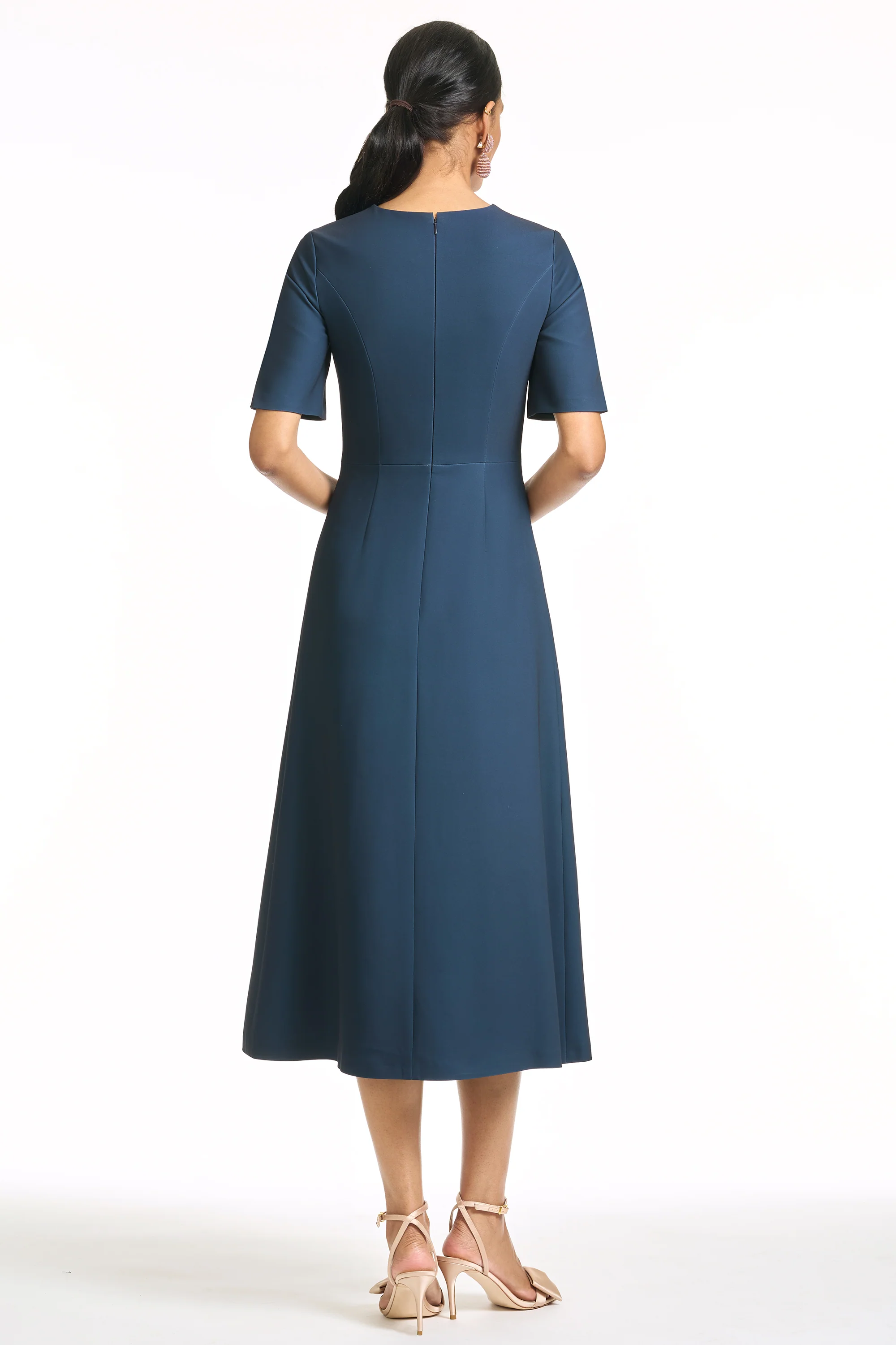 FAIRFIELD DRESS - NAVY RACEME - Image 4