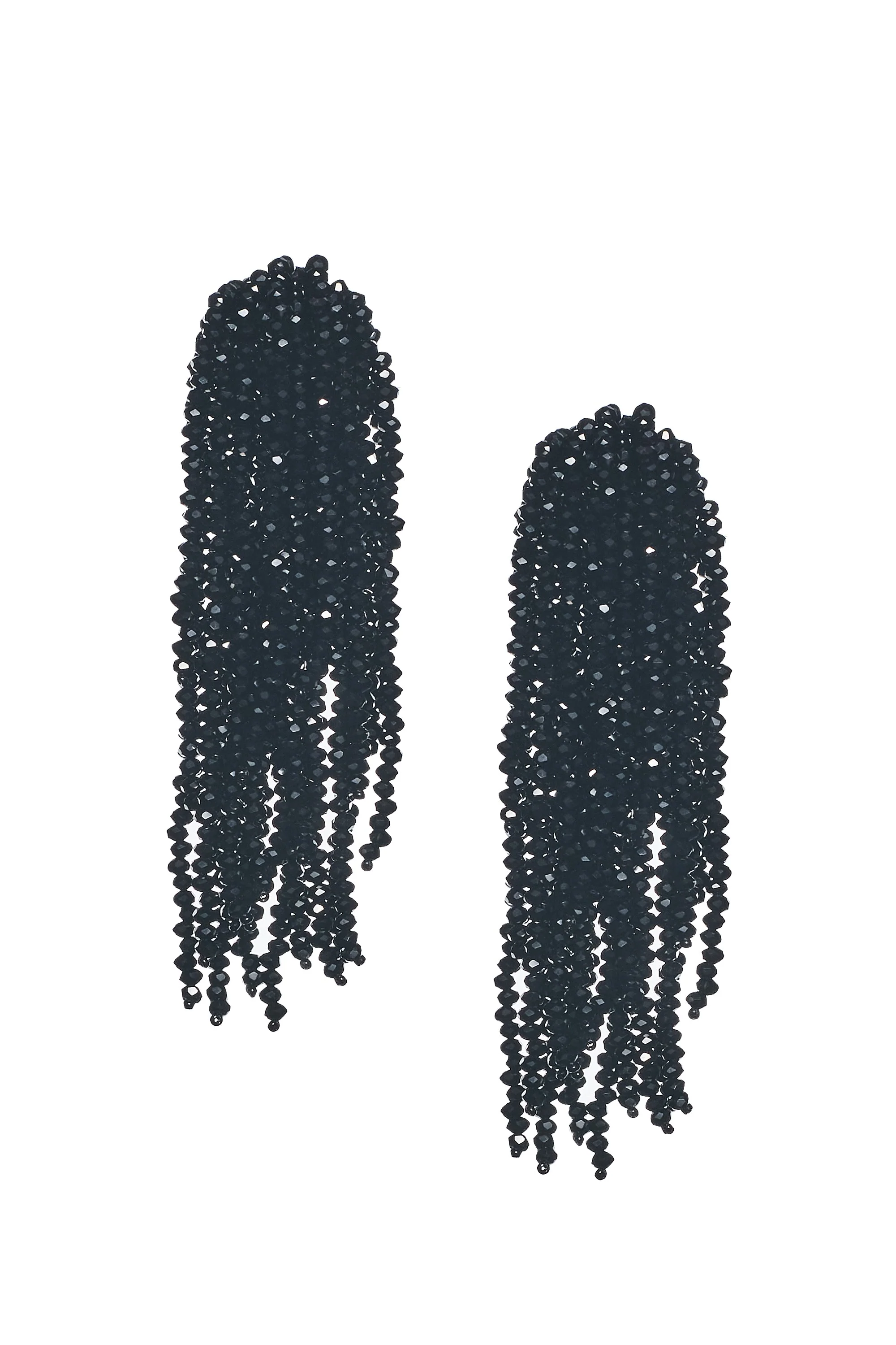 FOUNTAIN EARRINGS - BLACK - Image 2