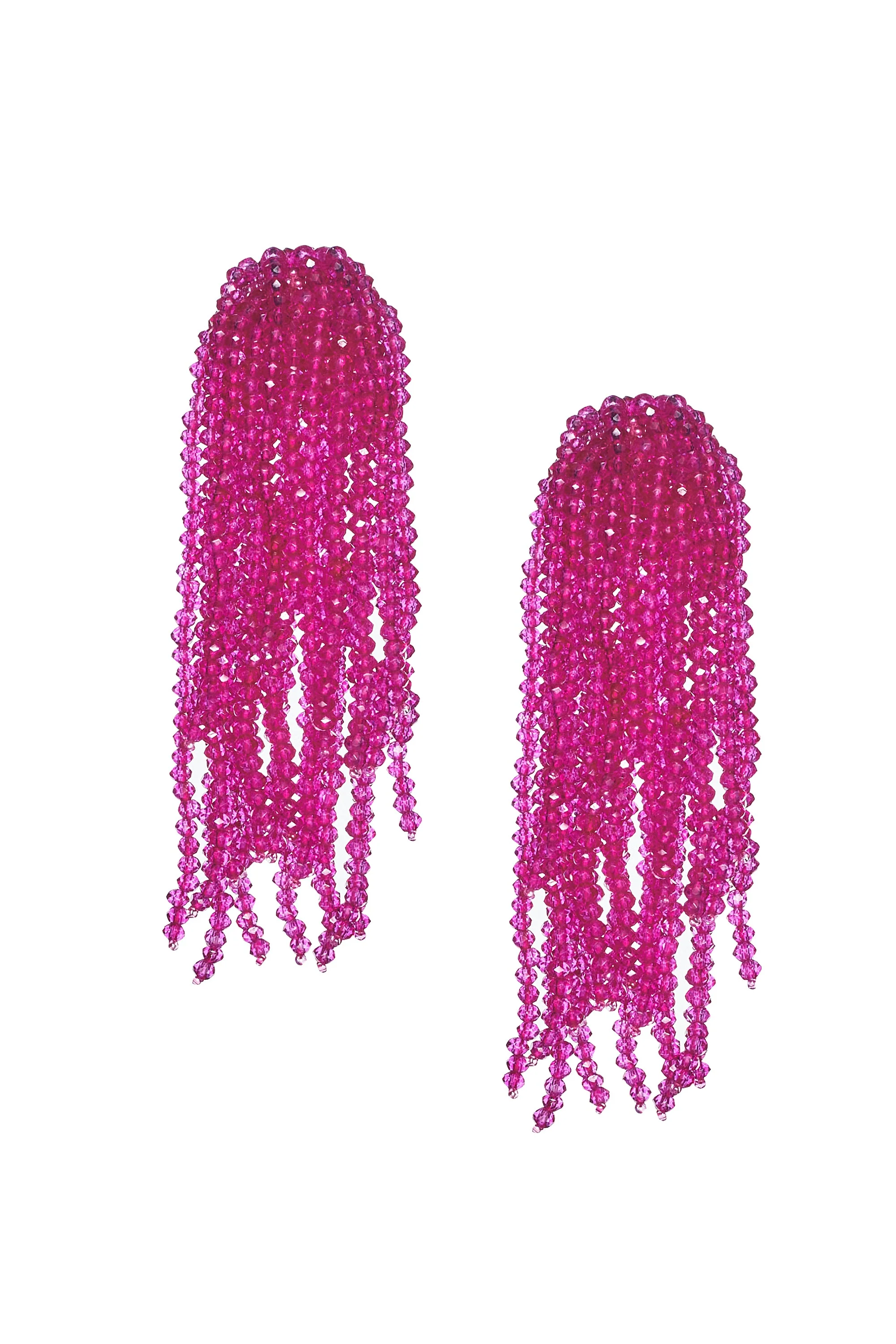 FOUNTAIN EARRINGS - CERISE - Image 2