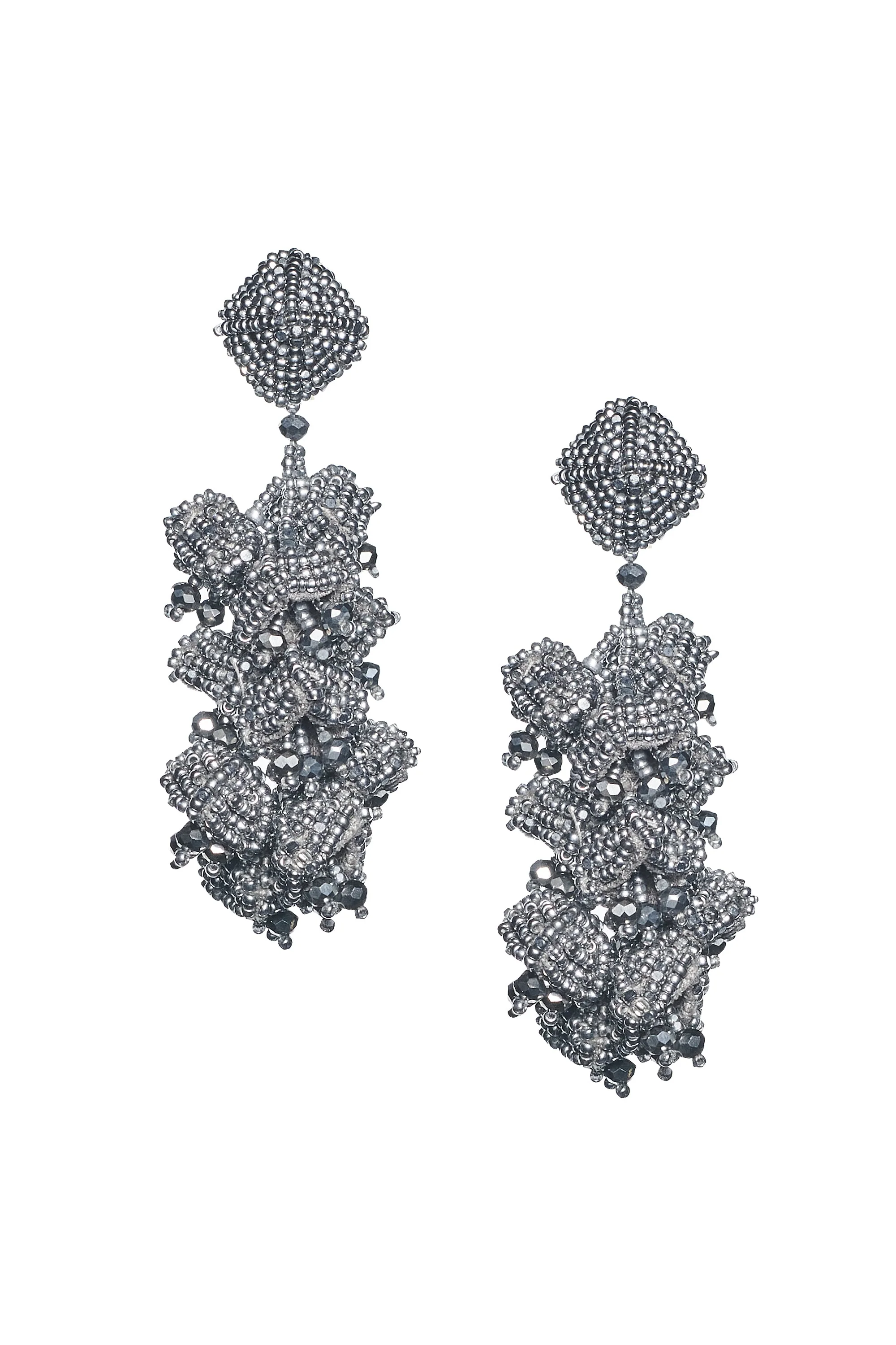 GRAPES EARRINGS - SILVER - Image 2
