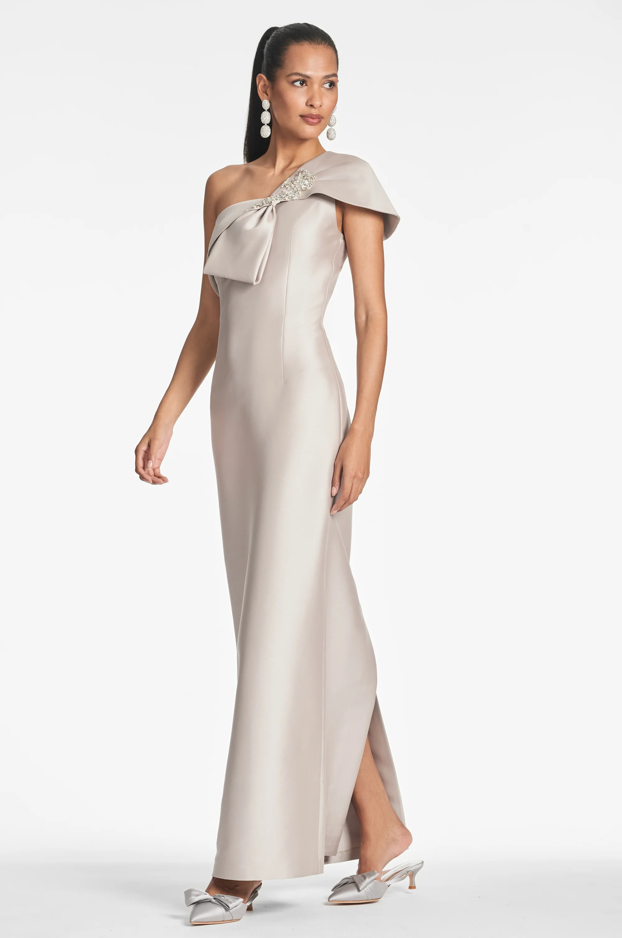 INES GOWN - FROSTY PEWTER - FINAL SALE - Image 3