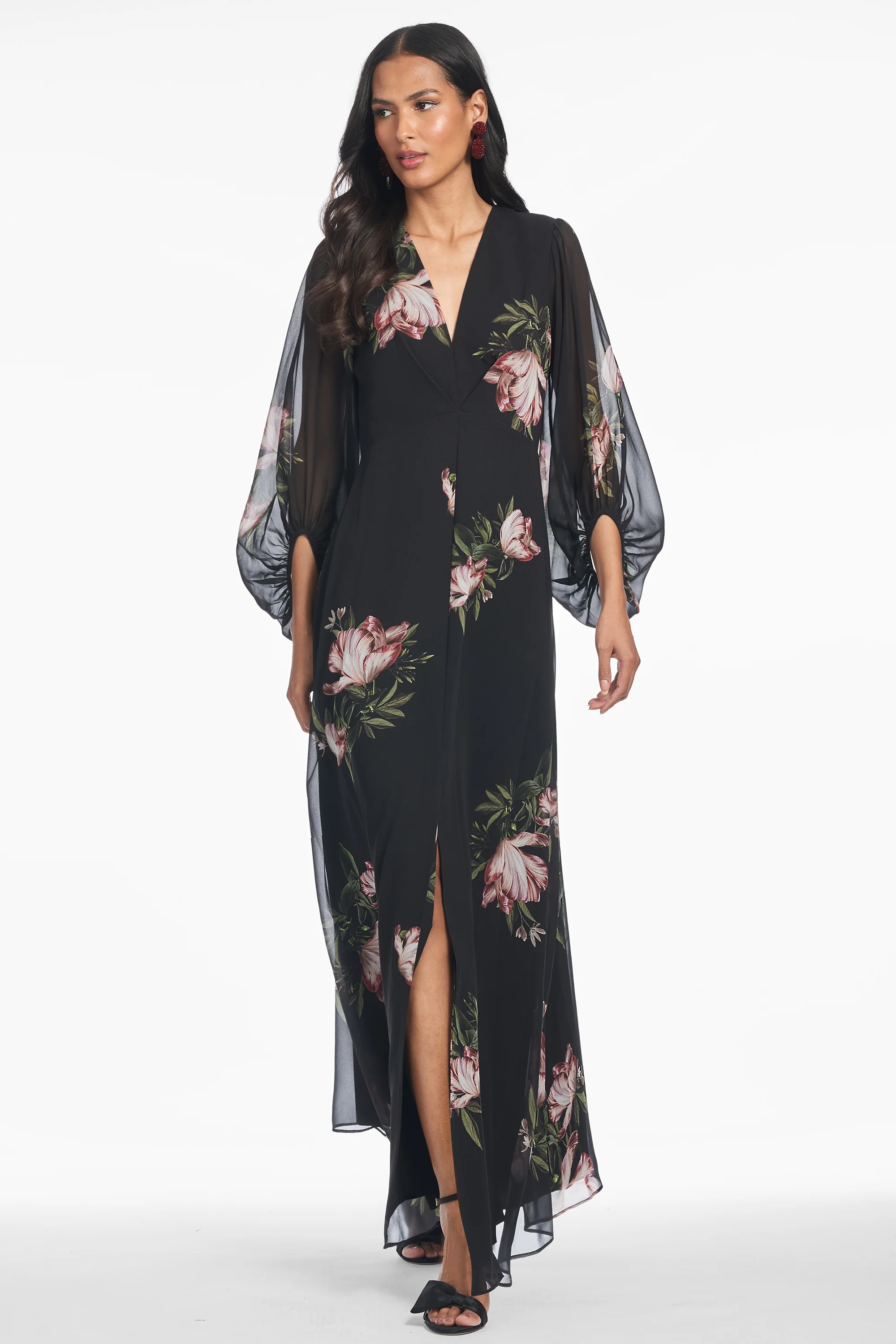 JENNY GOWN - NOIR BLOSSOM - Image 3