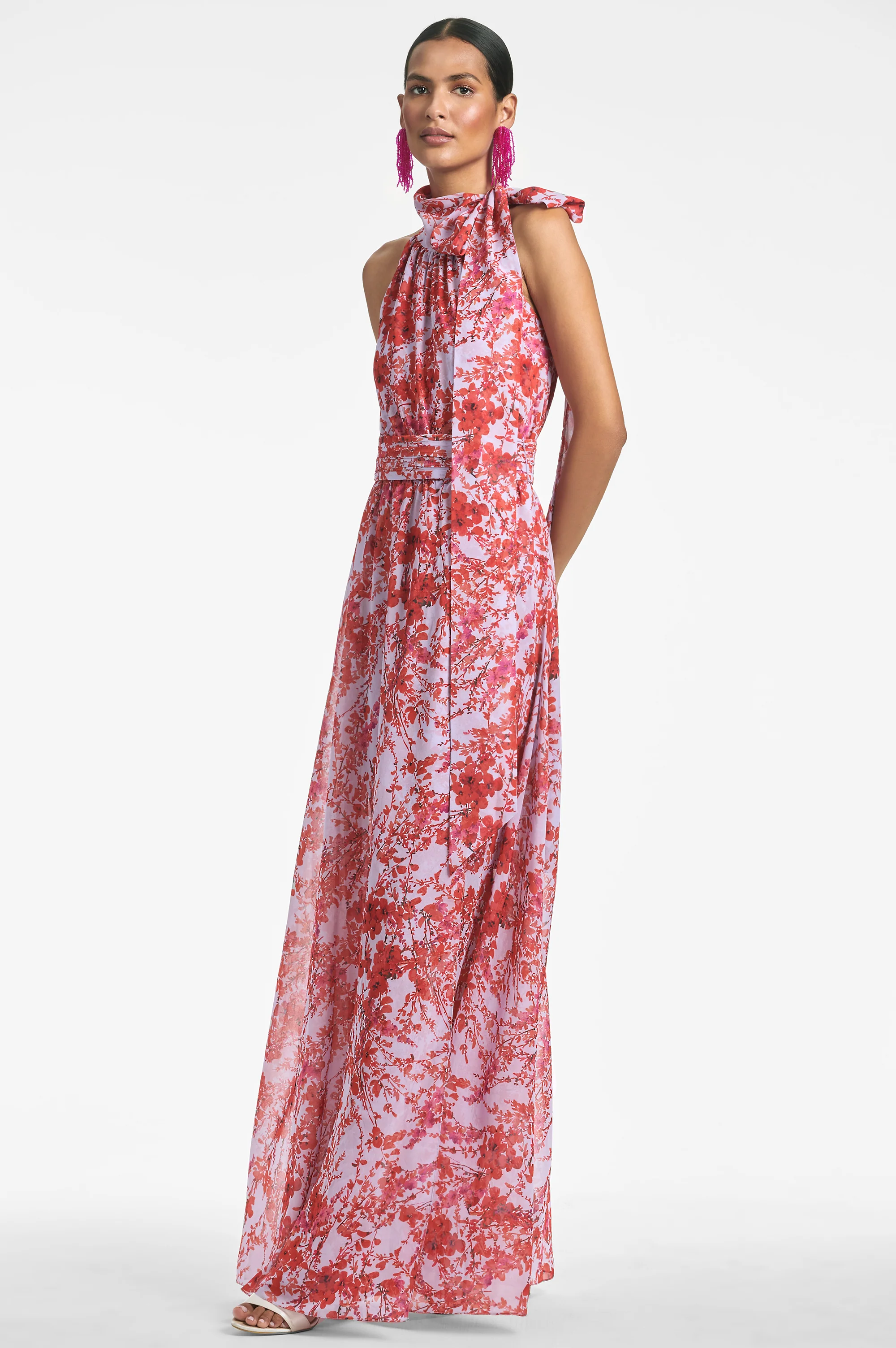KAYLA GOWN - AMARANTHS SPRAY - FINAL SALE - Image 2
