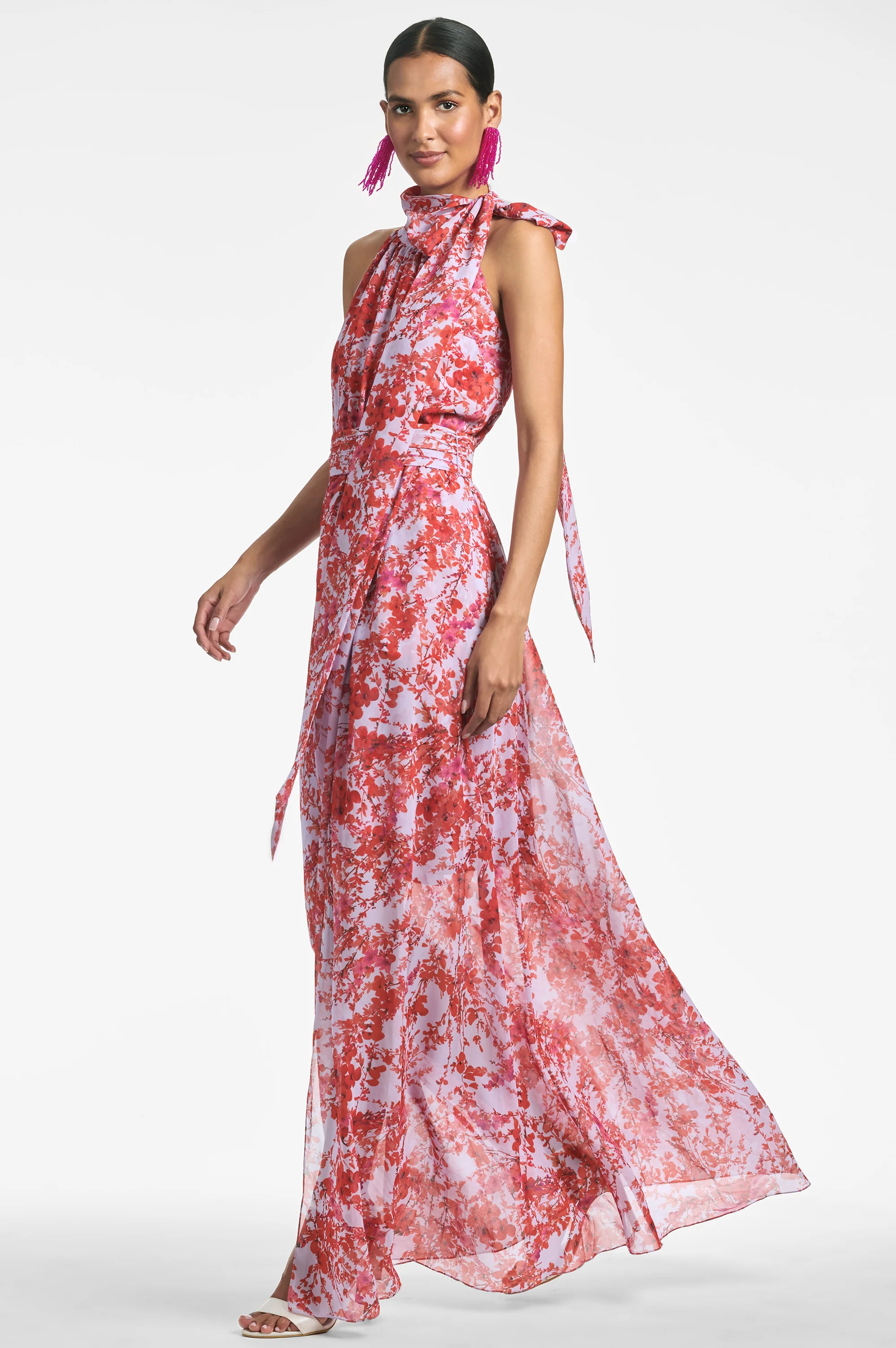 KAYLA GOWN - AMARANTHS SPRAY - FINAL SALE - Image 3