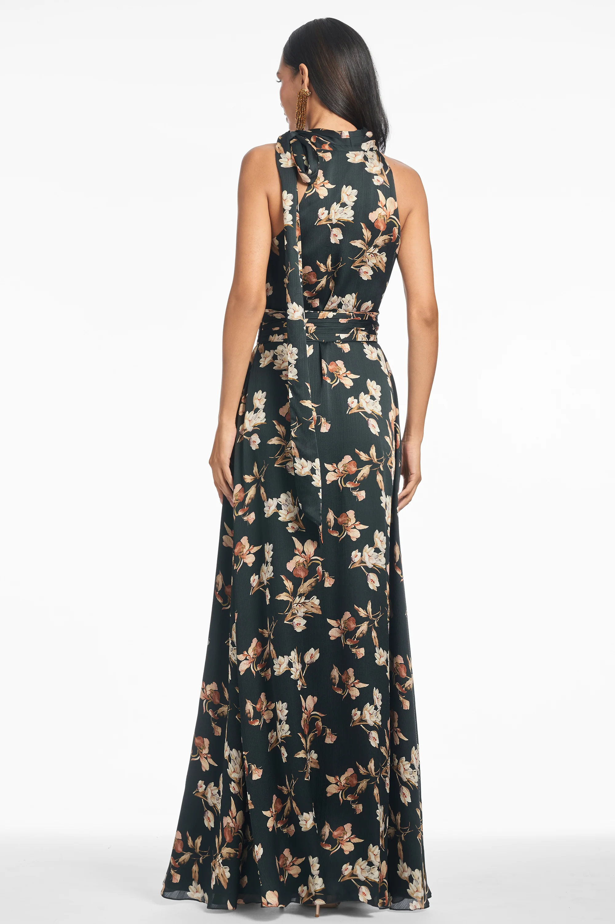KAYLA GOWN - BLACK VENETIA PETAL - FINAL SALE - Image 3