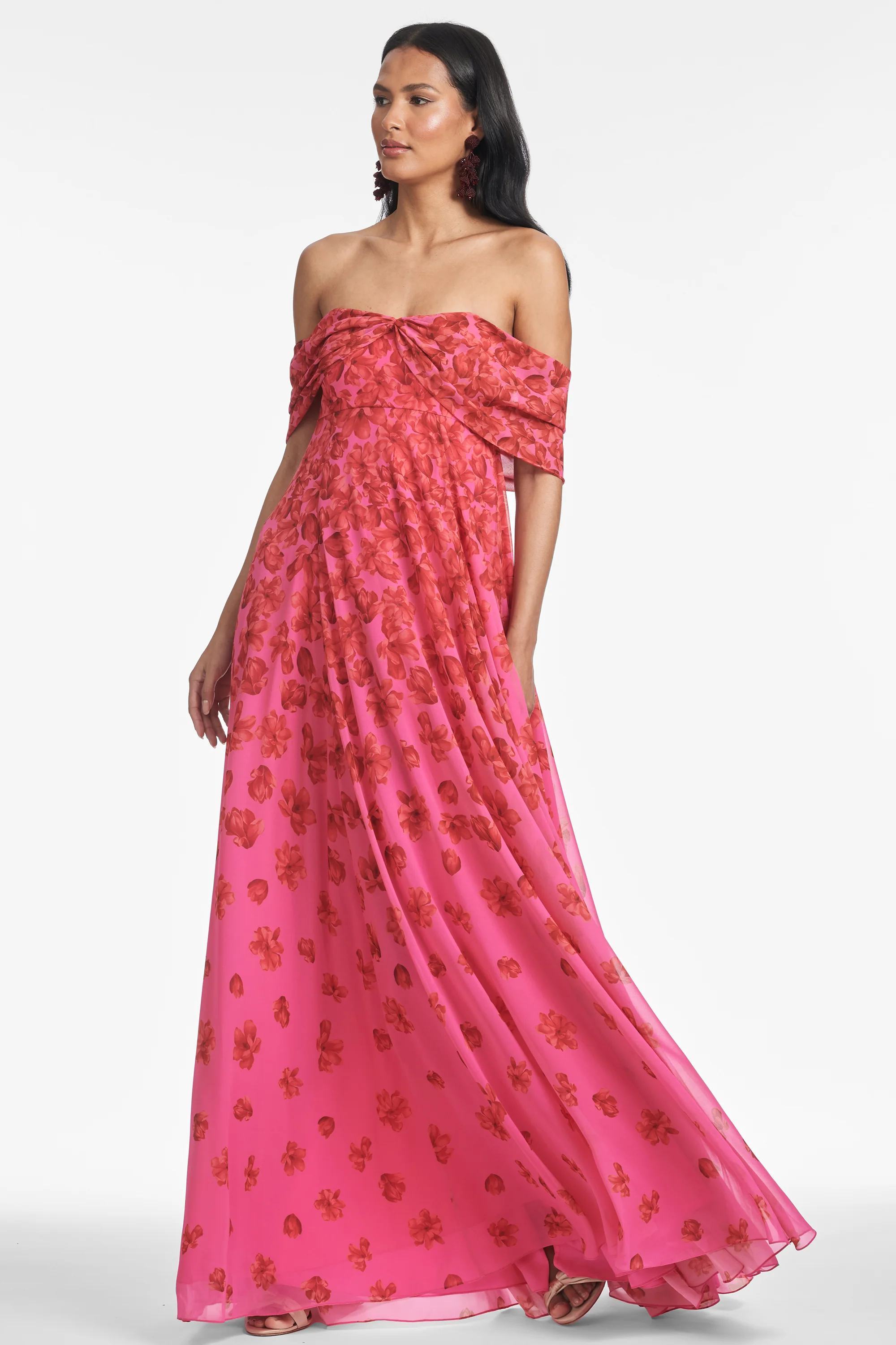 KENNEDY GOWN - ROSE VERMILION - Image 3