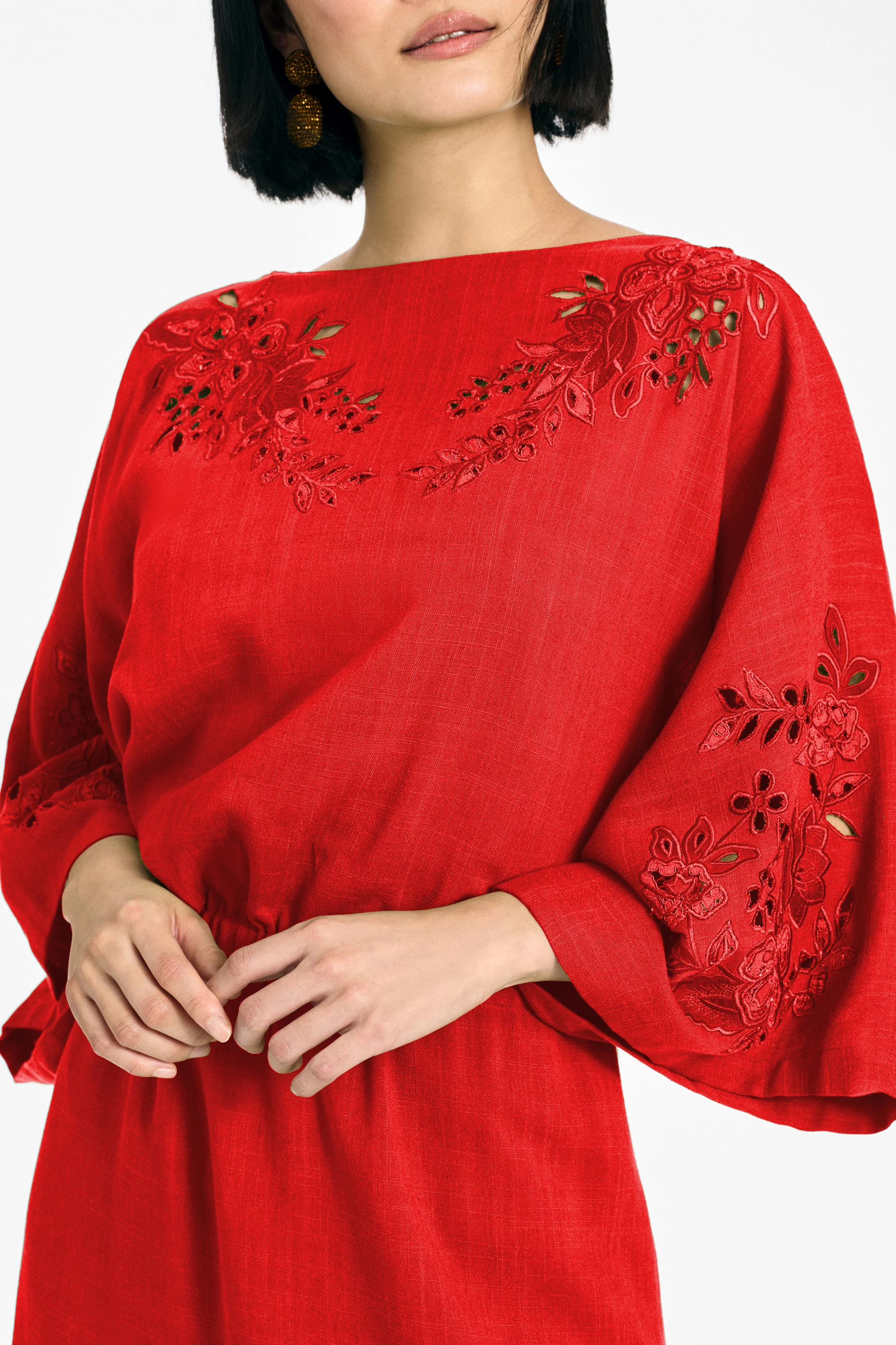 KIERA DRESS - CHERRY - Image 3