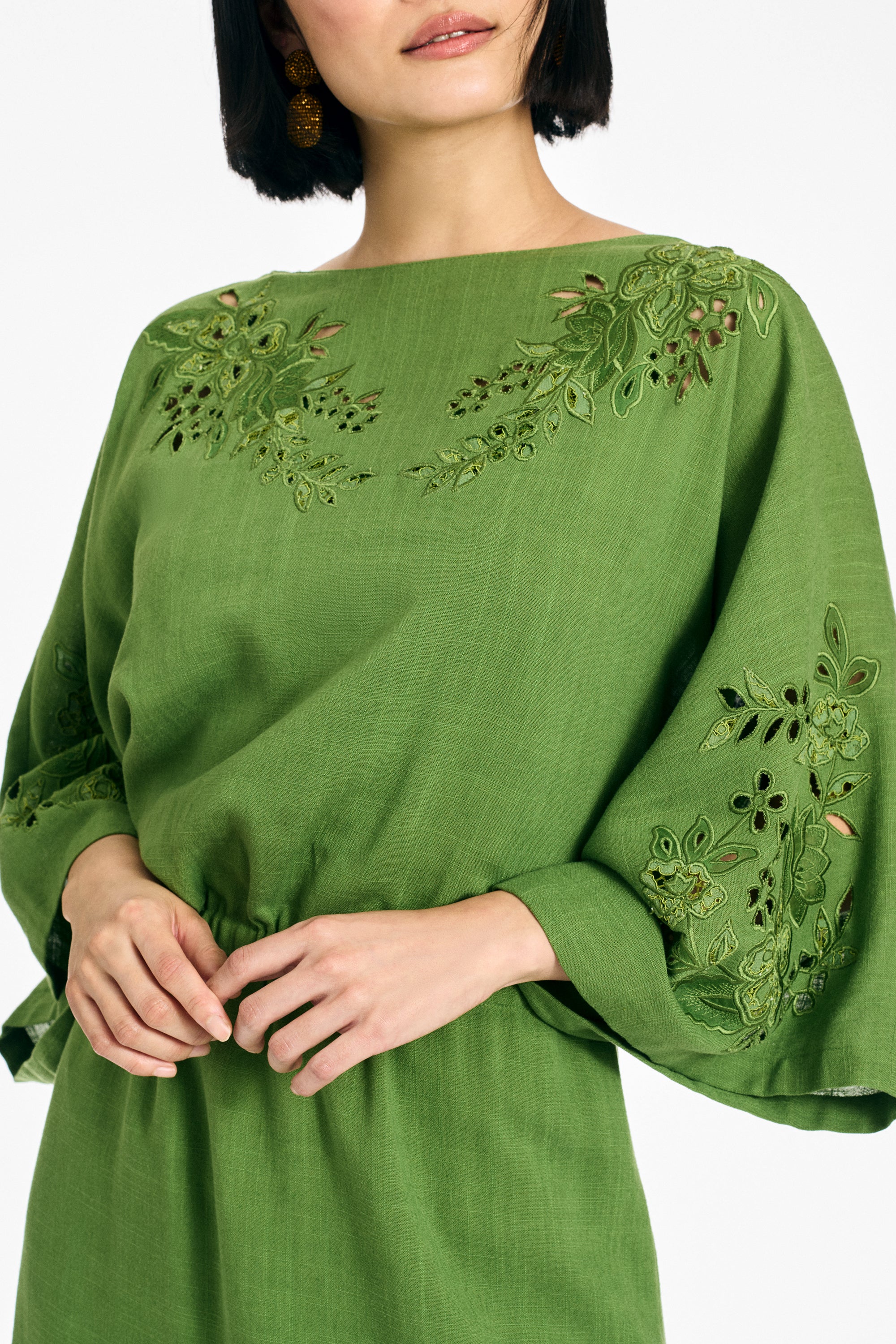 KIERA DRESS - FERN GREEN - Image 2