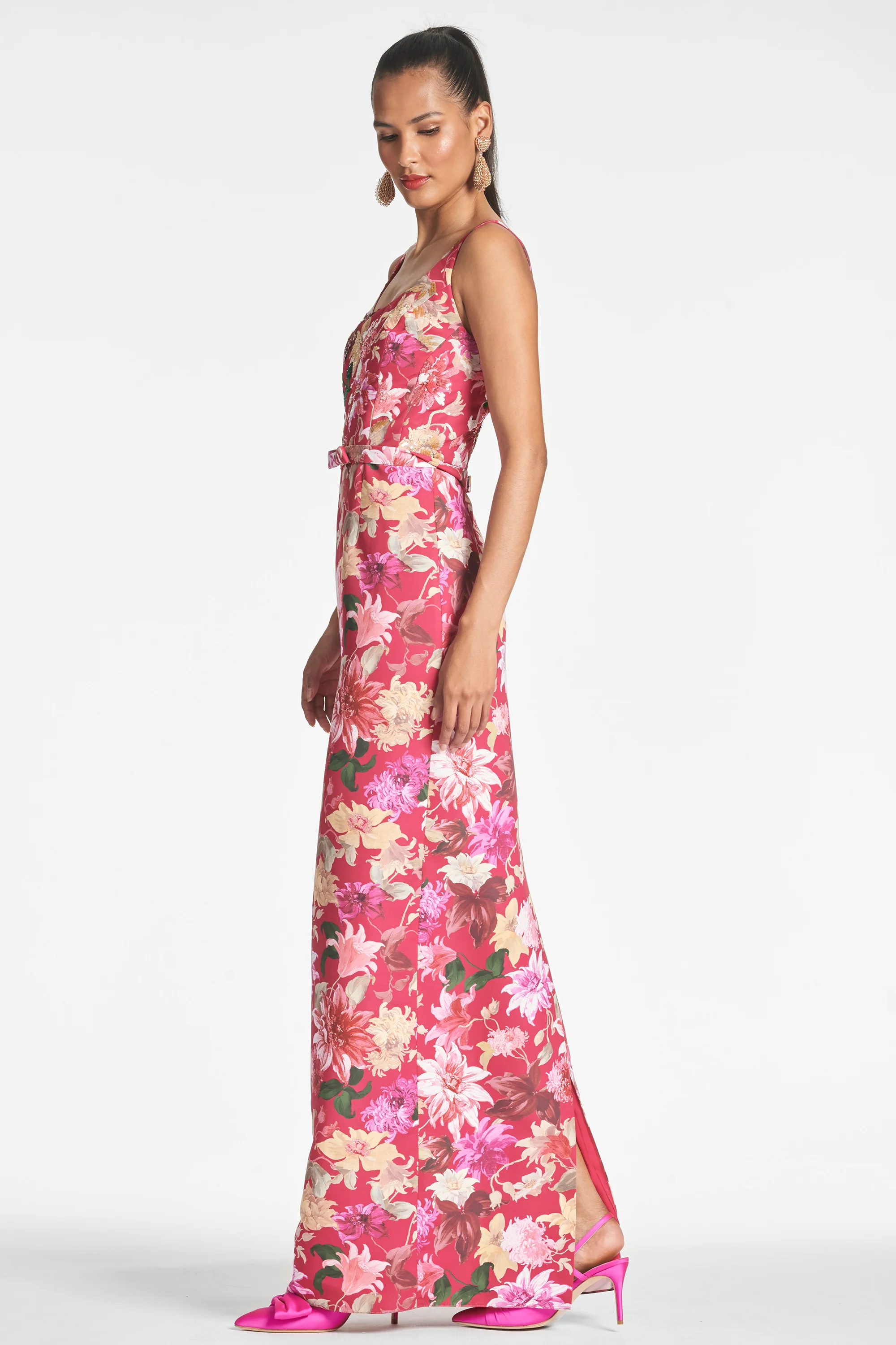 LANA GOWN - DEEP PINK DAHLIA - FINAL SALE - Image 3