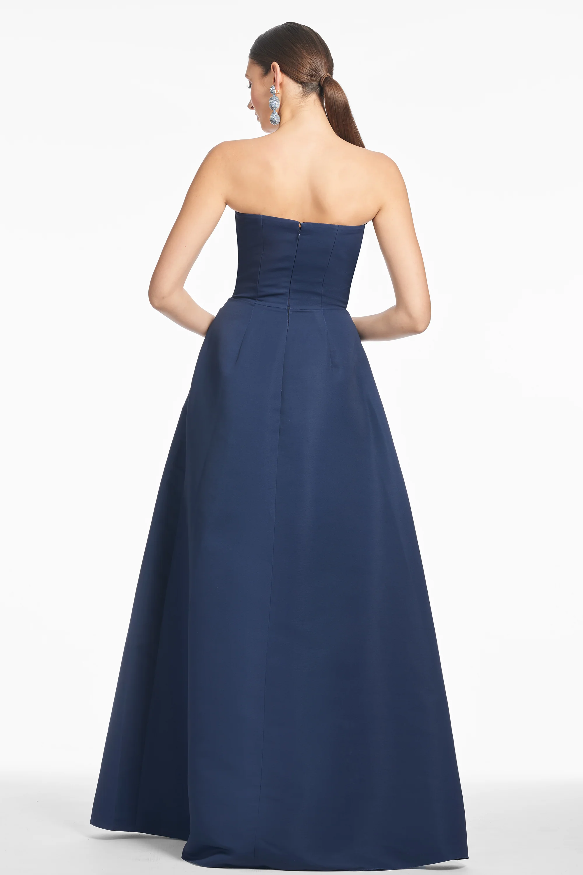 LARISA GOWN - NAVY CASCADE - Image 4