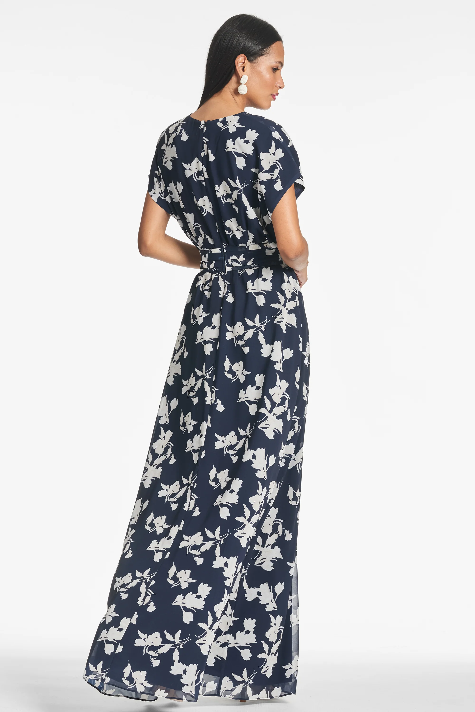 LEAH GOWN - NAVY VENETIA PETAL - FINAL SALE - Image 4