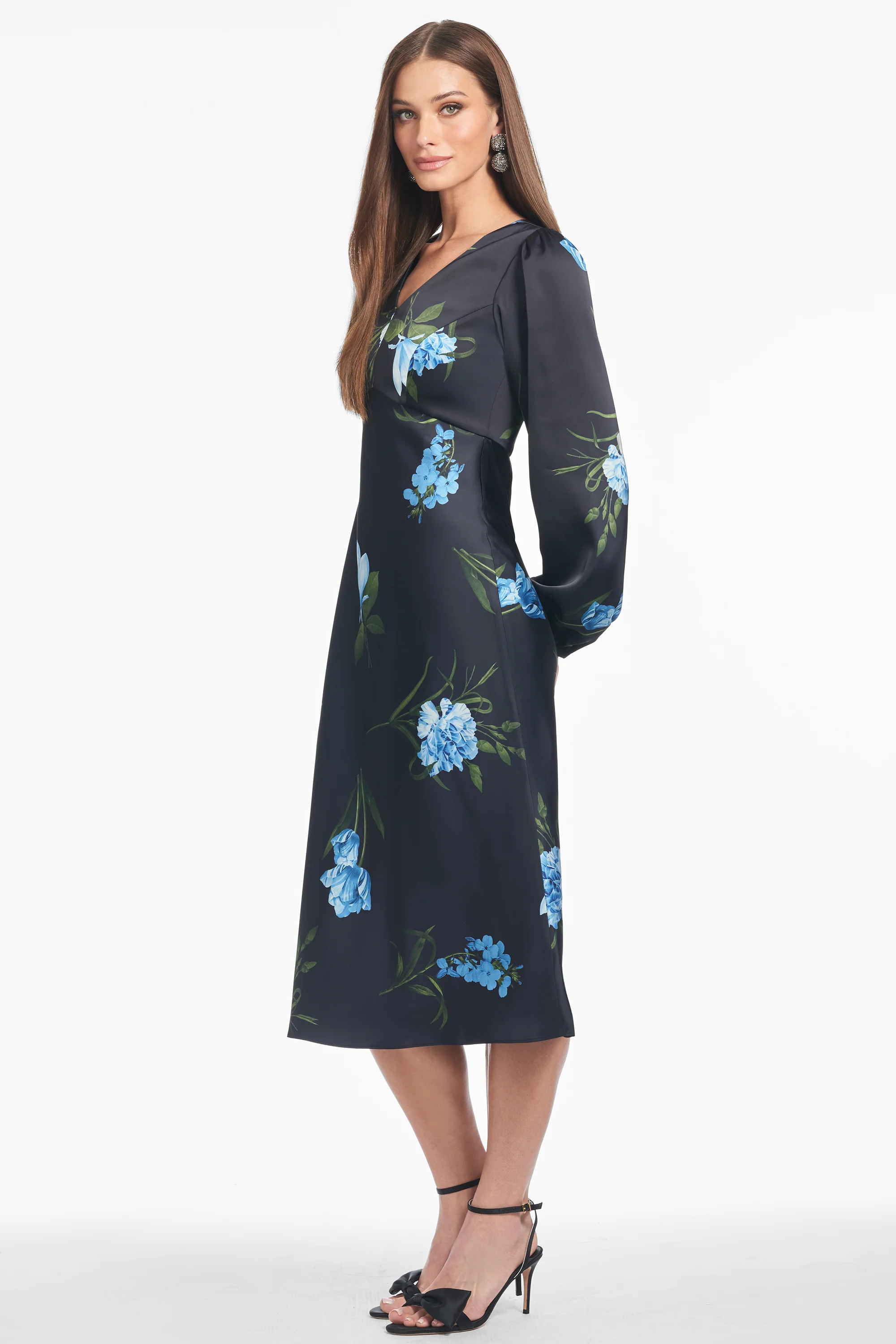 LOLA DRESS - NIGHT SKY BLUE OCULATA - FINAL SALE - Image 2