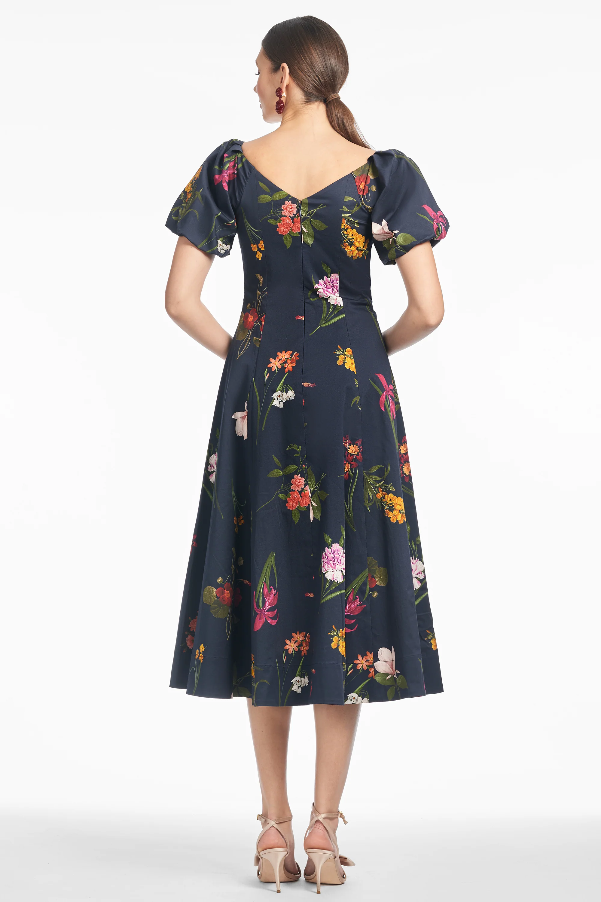 MAGNOLIA DRESS - DARK MIDNIGHT BOUQUET - FINAL SALE - Image 3