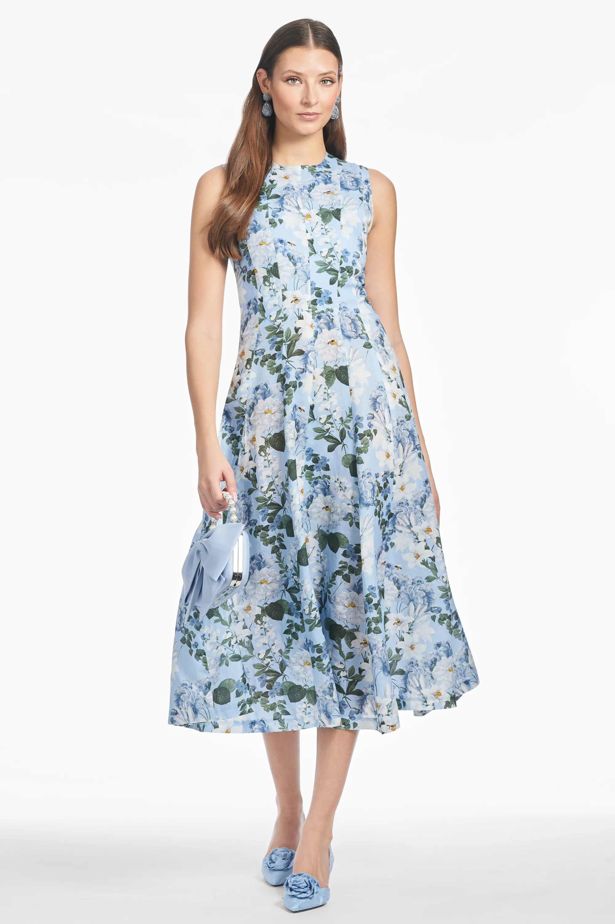 MARIPOSA DRESS - DELFT PETALS - FINAL SALE