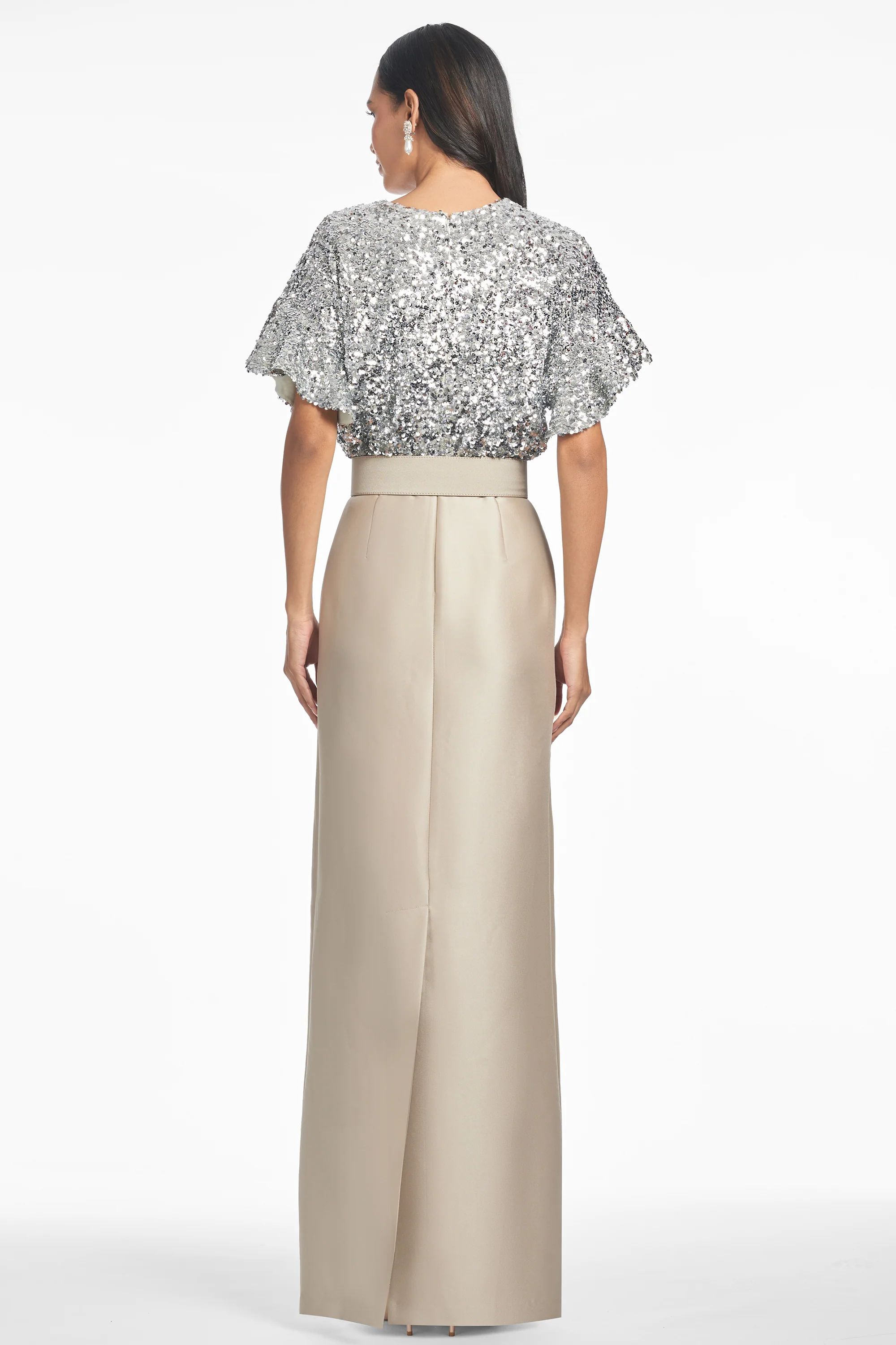 MARLENE GOWN - SILVER/PEWTER - Image 4