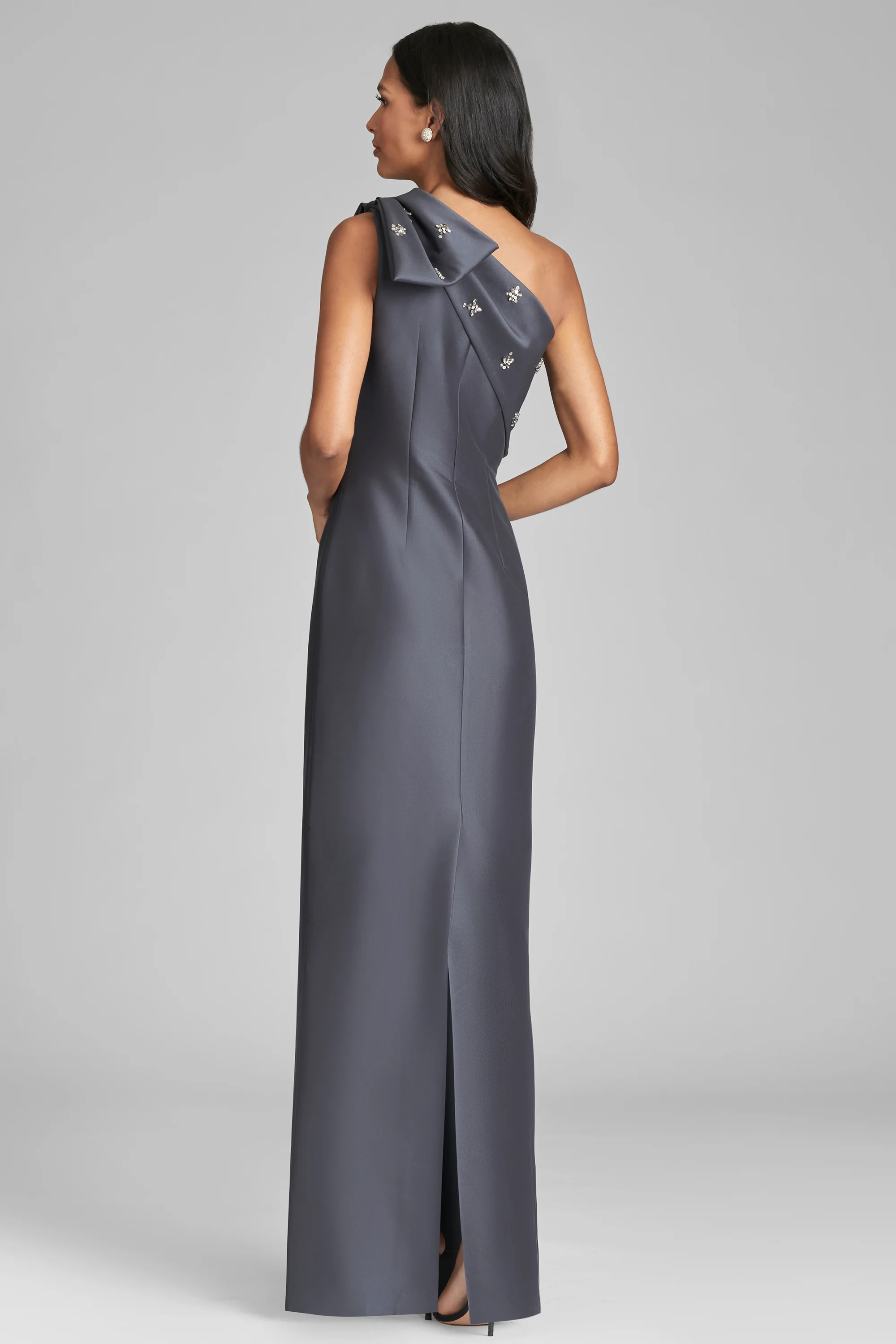 OLIVIA GOWN - CHARCOAL - FINAL SALE - Image 3