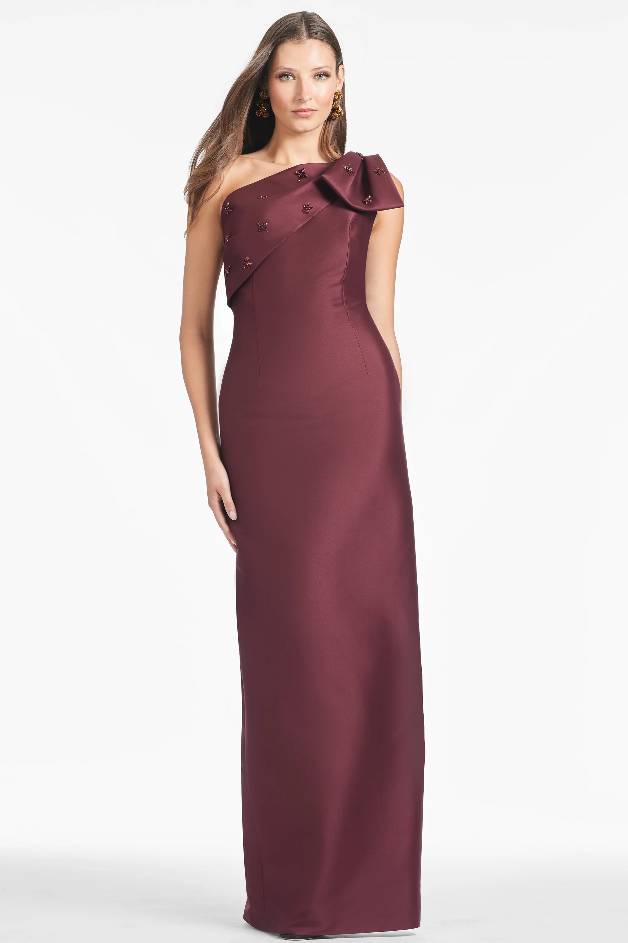 OLIVIA GOWN - MALBEC - FINAL SALE - Image 4