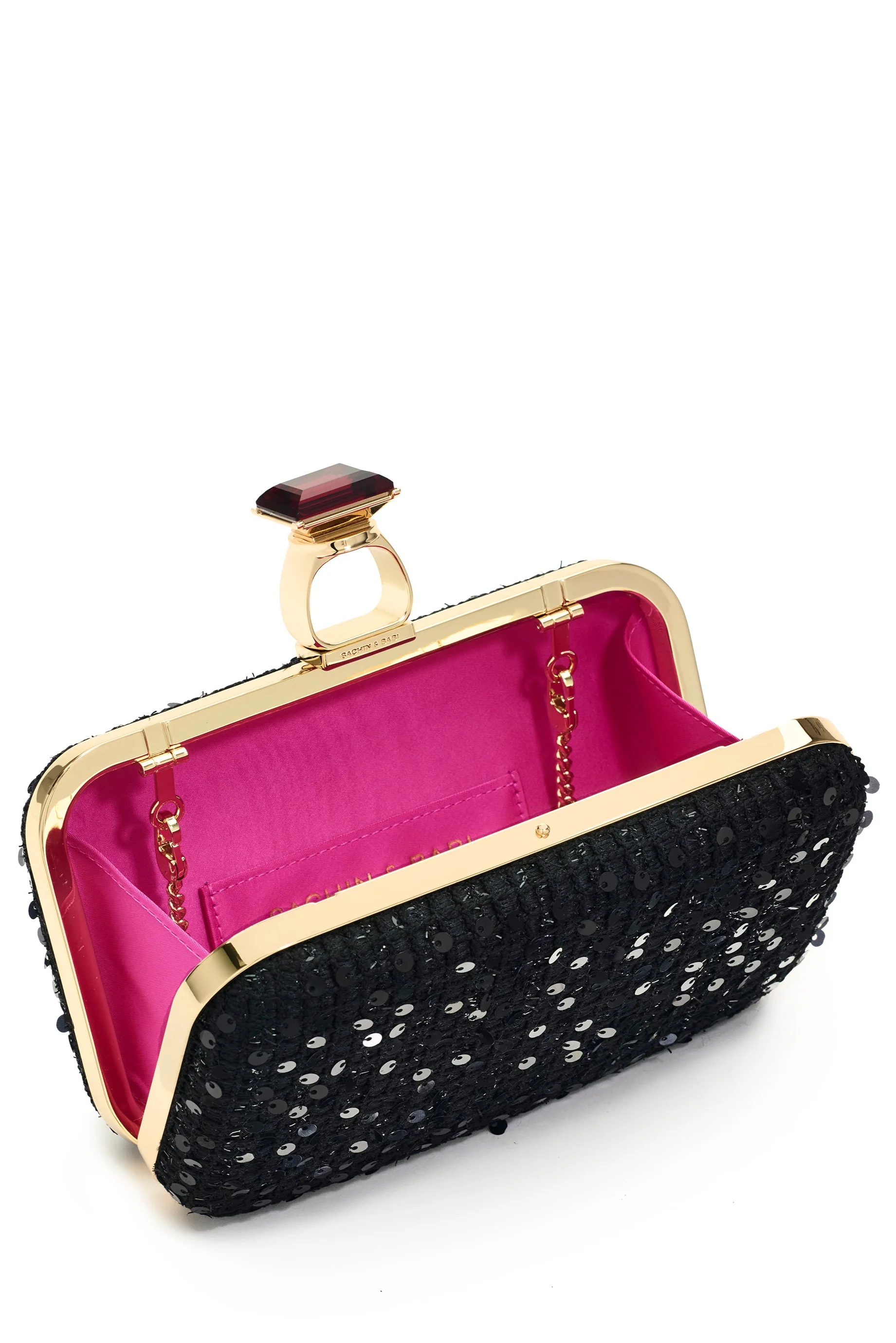 ON THE ROCKS CLUTCH - BLACK - Image 5