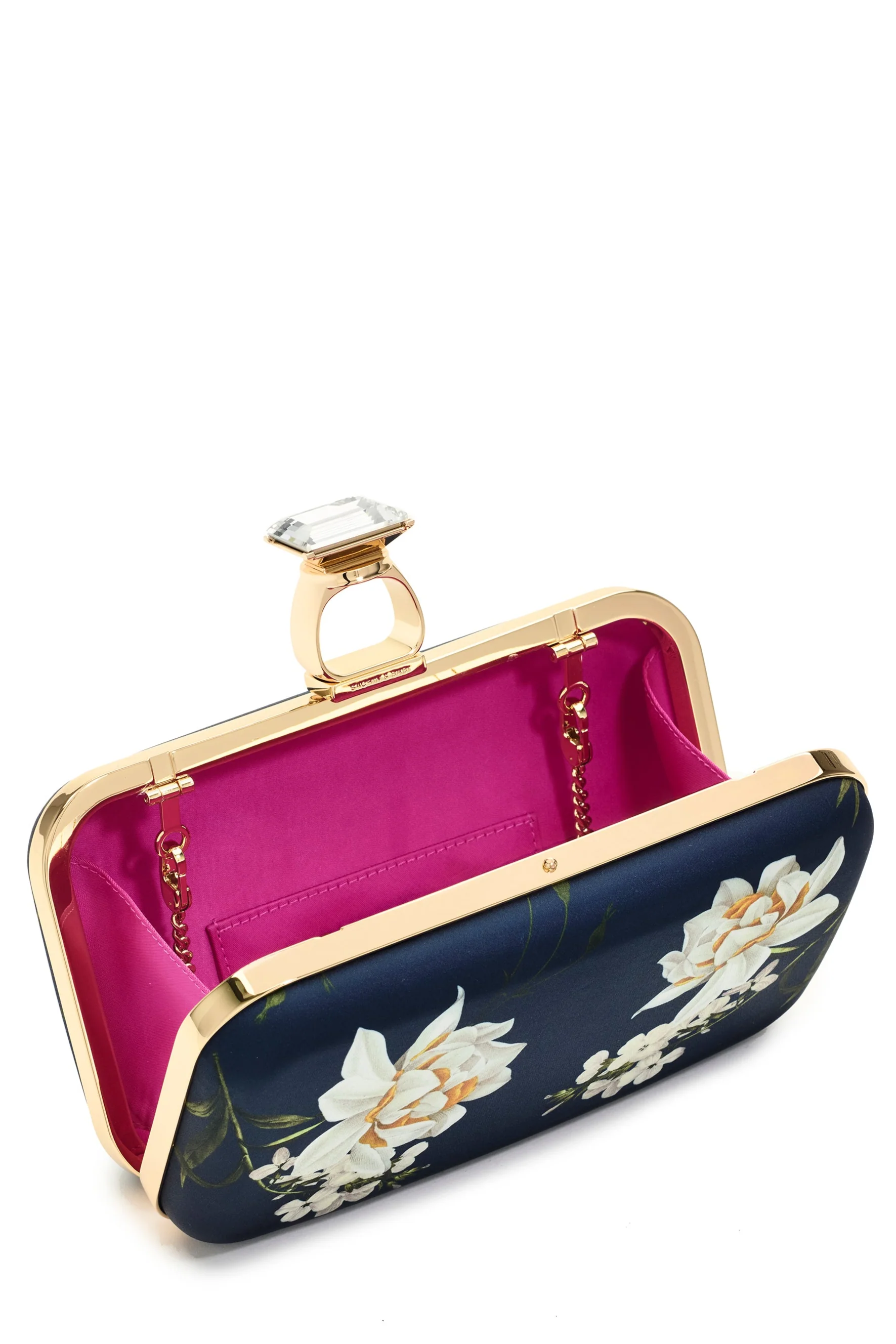 ON THE ROCKS CLUTCH - NAVY NARCISSUS - Image 5