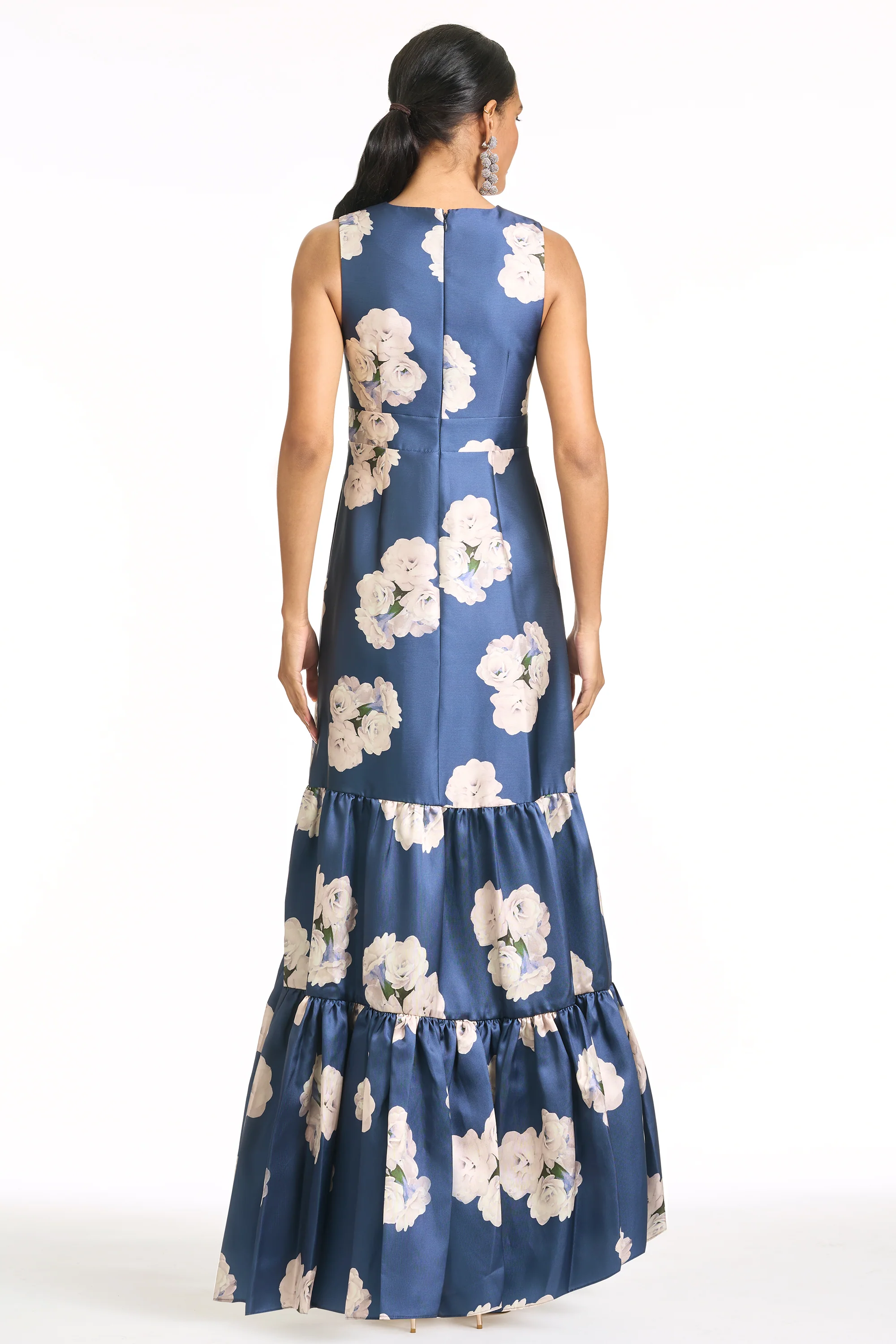 RORI GOWN - STEEL BLUE CORSAGE - FINAL SALE - Image 4