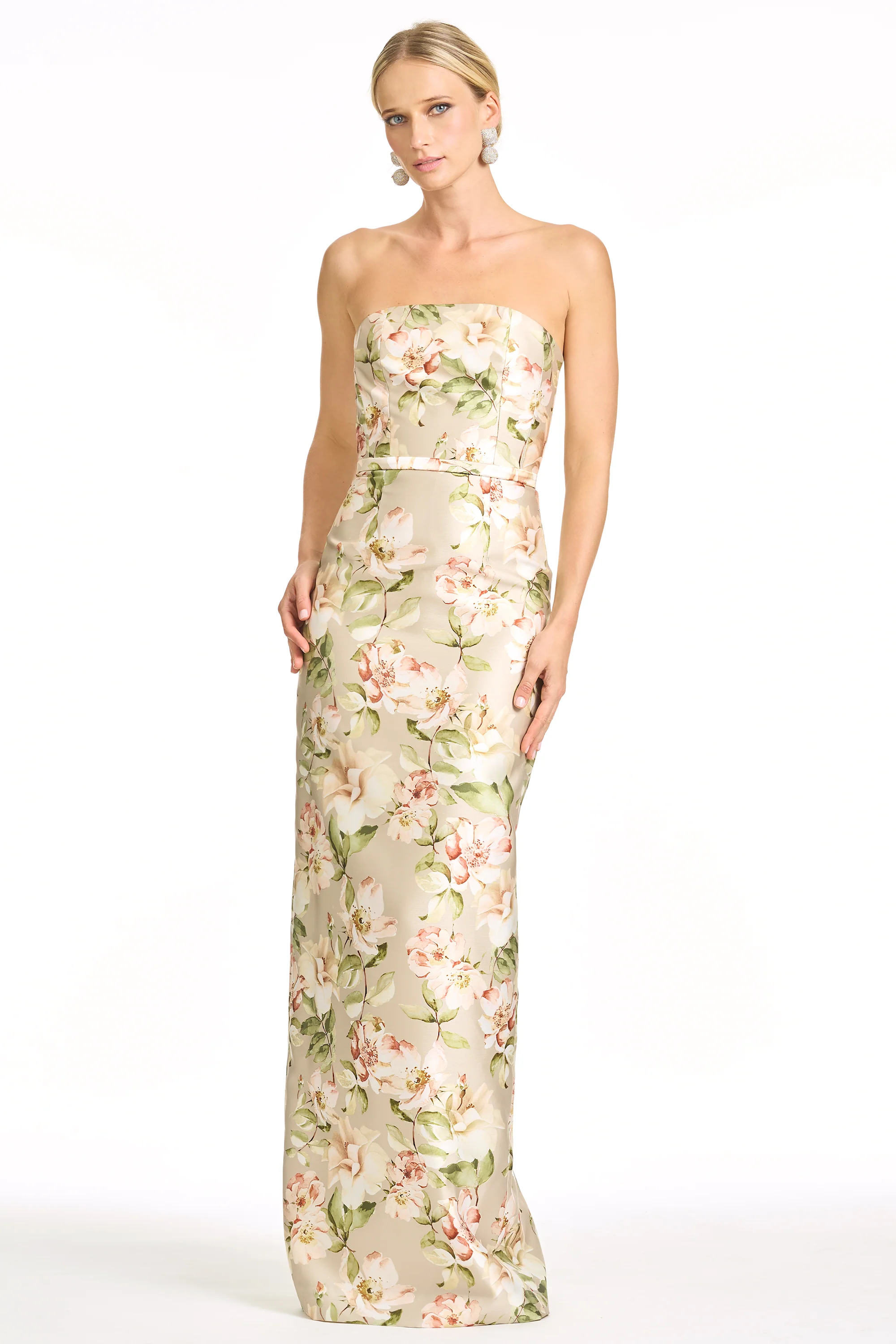 SOPHIA GOWN - PEWTER CAMELLIA - Image 2