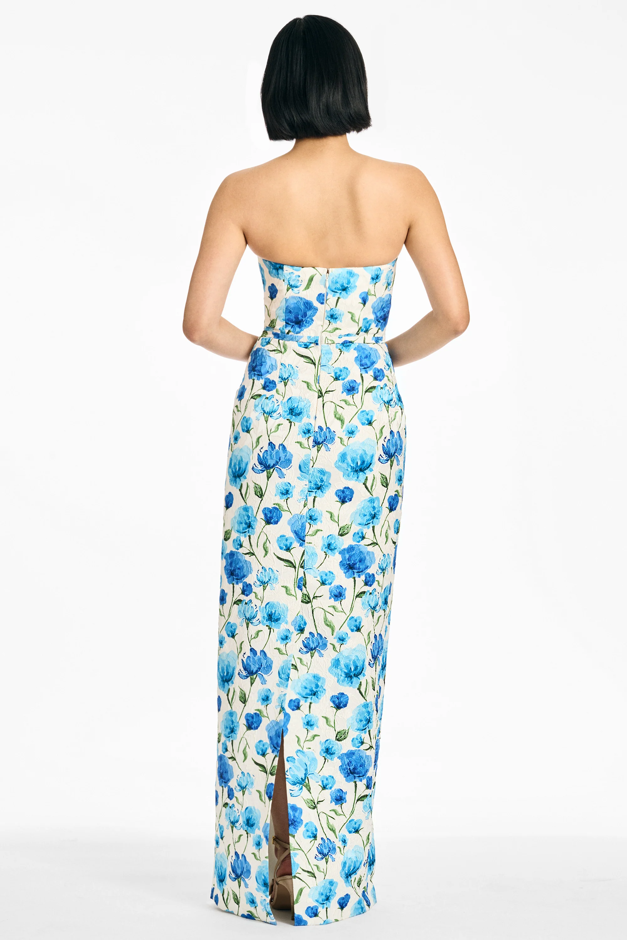 SOPHIA GOWN - SAPPHIRE POPPIES - Image 4