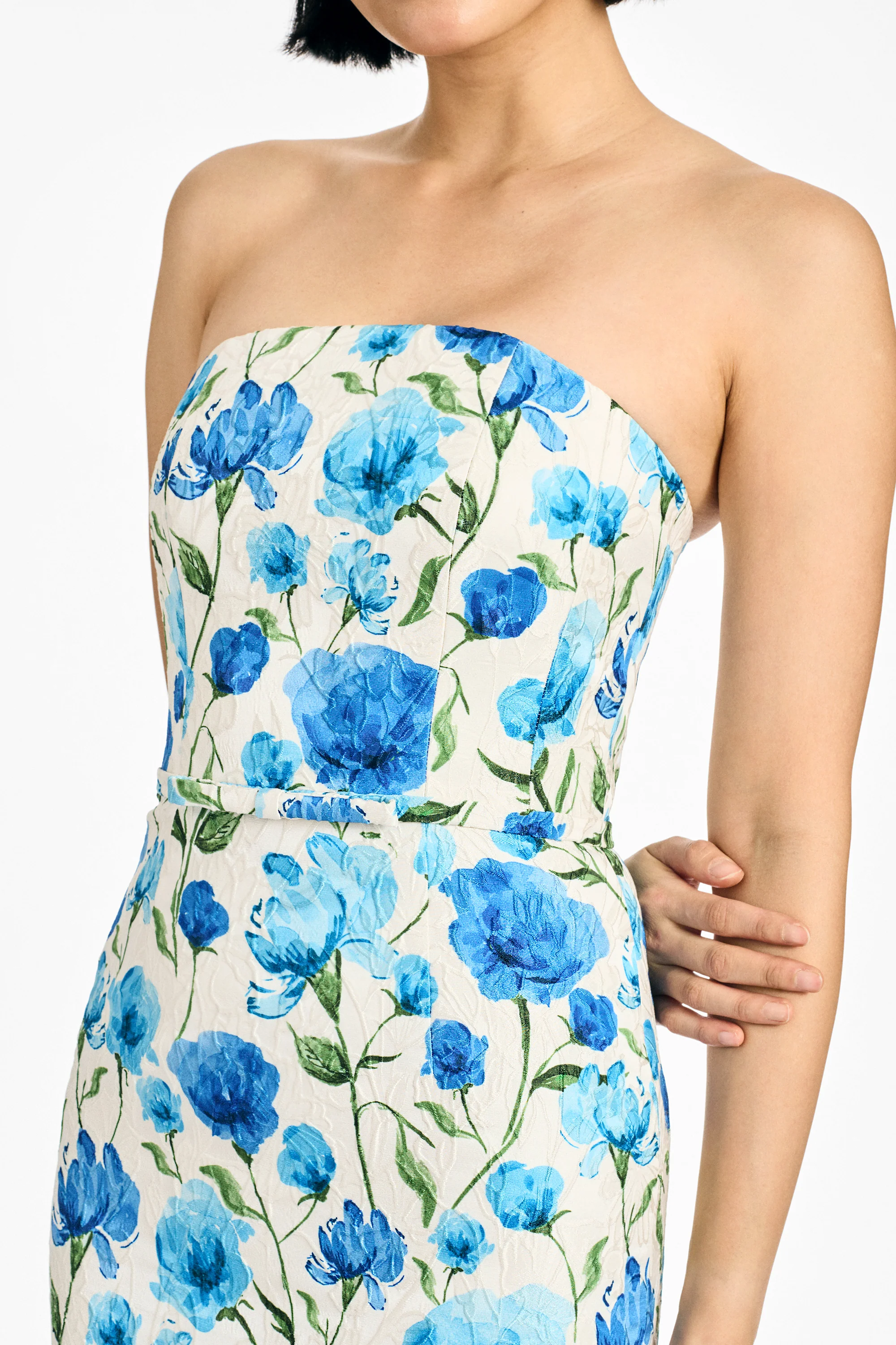 SOPHIA GOWN - SAPPHIRE POPPIES - Image 5