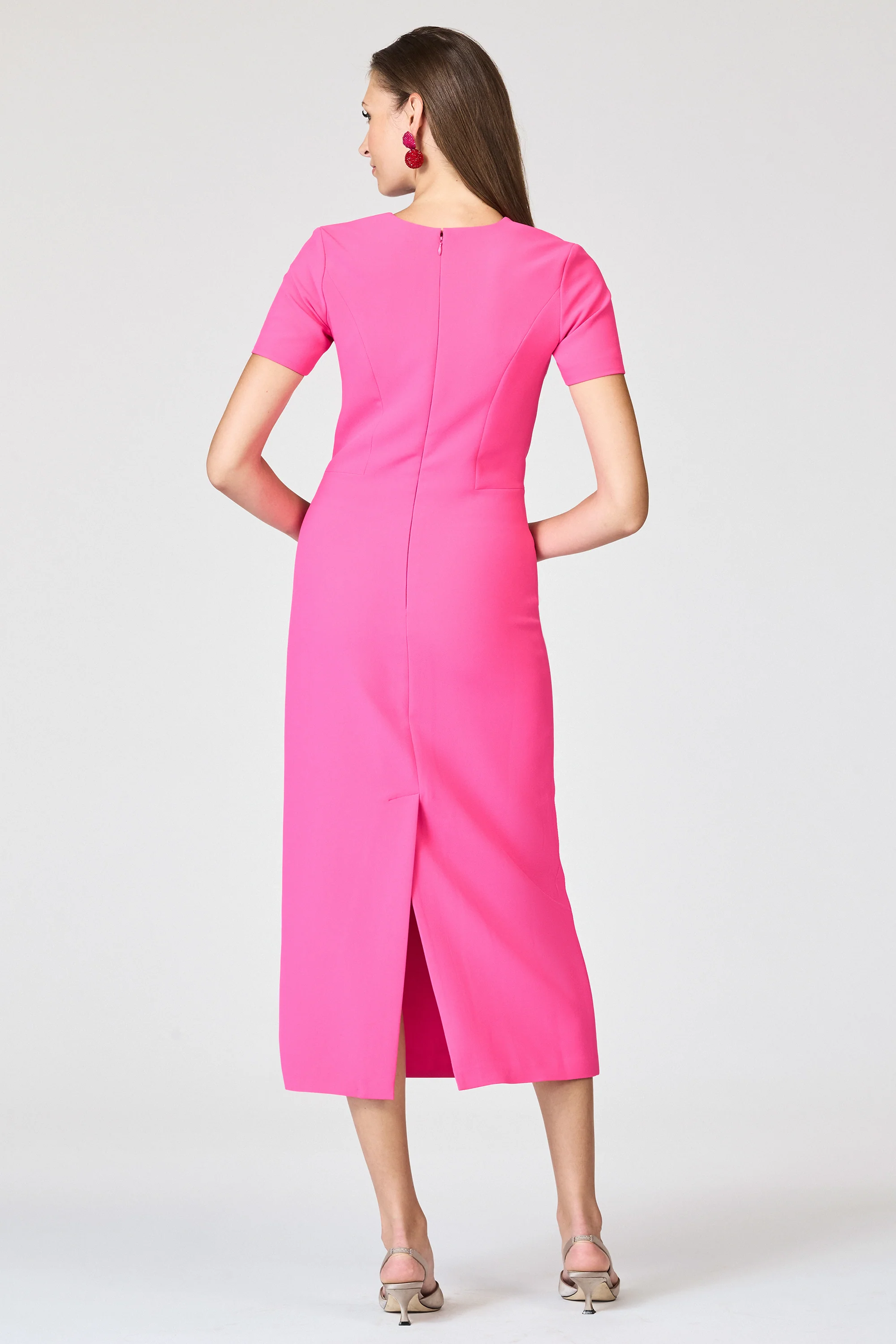 TAMARA DRESS - CERISE - Image 3