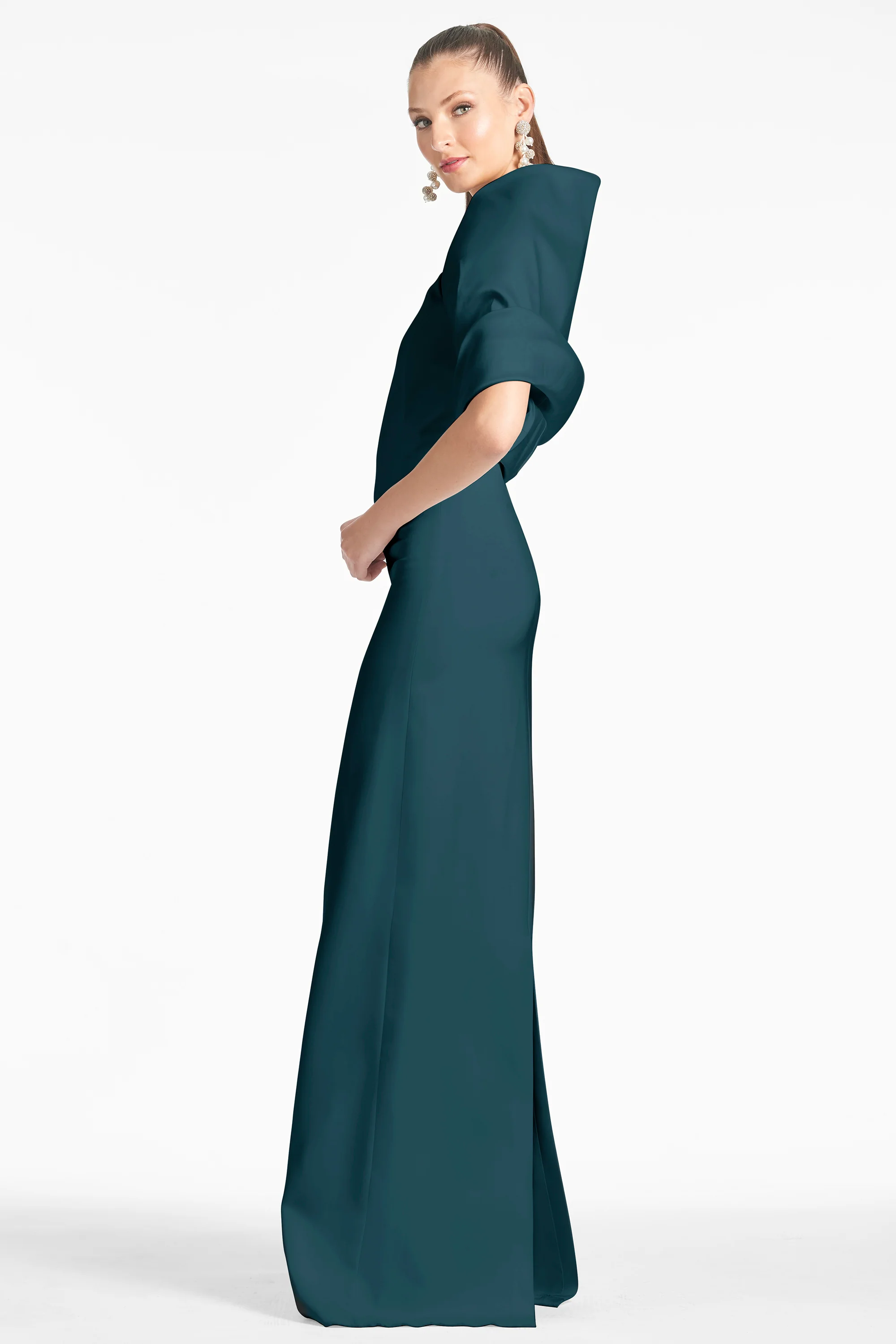 THE HUG SHAWL - FOREST GREEN - Image 4
