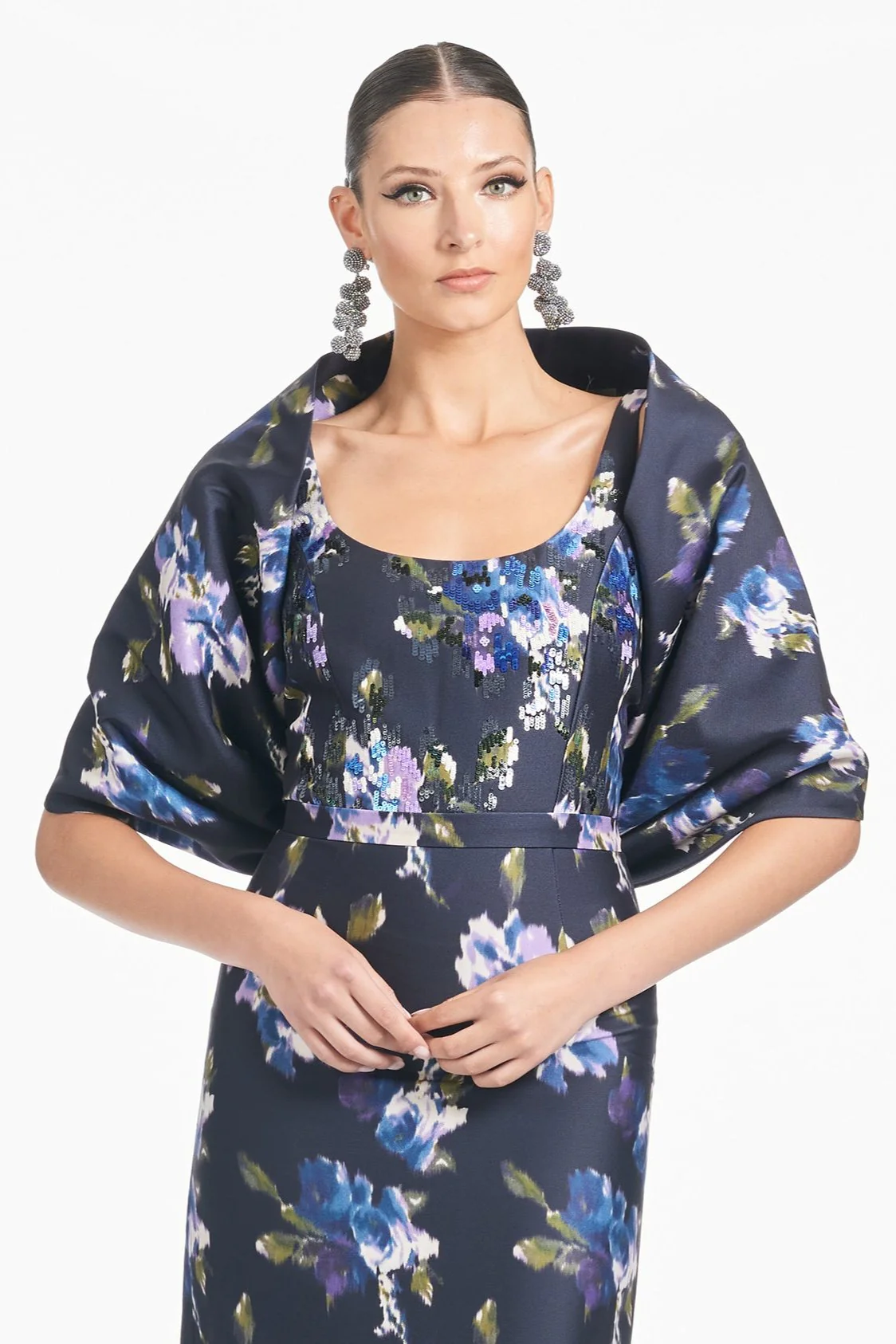 THE HUG SHAWL - MIDNIGHT CORSAGE - FINAL SALE