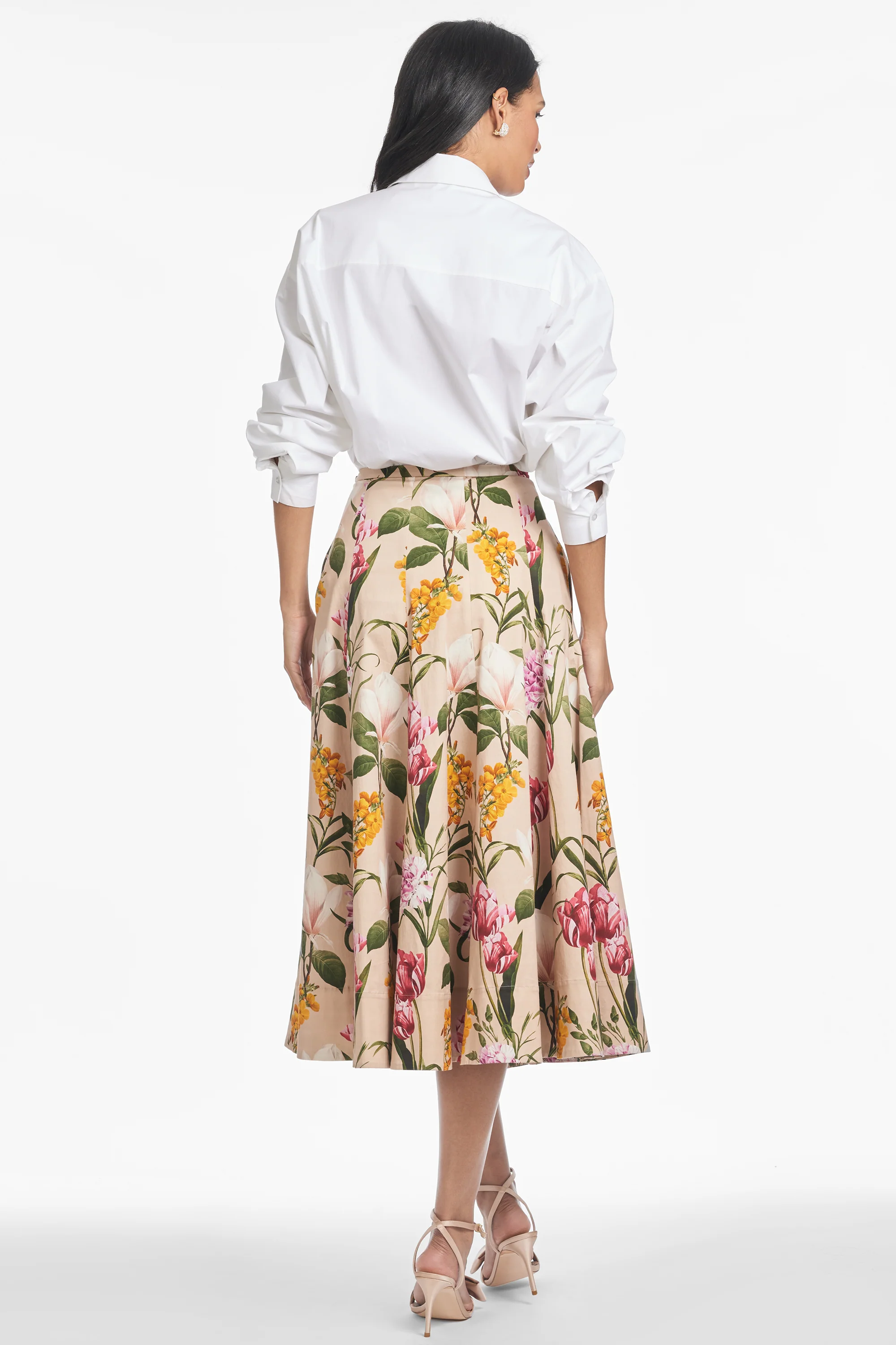 TRIXIE SKIRT - FRENCH BRISTRE BLOSSOMS - Image 4