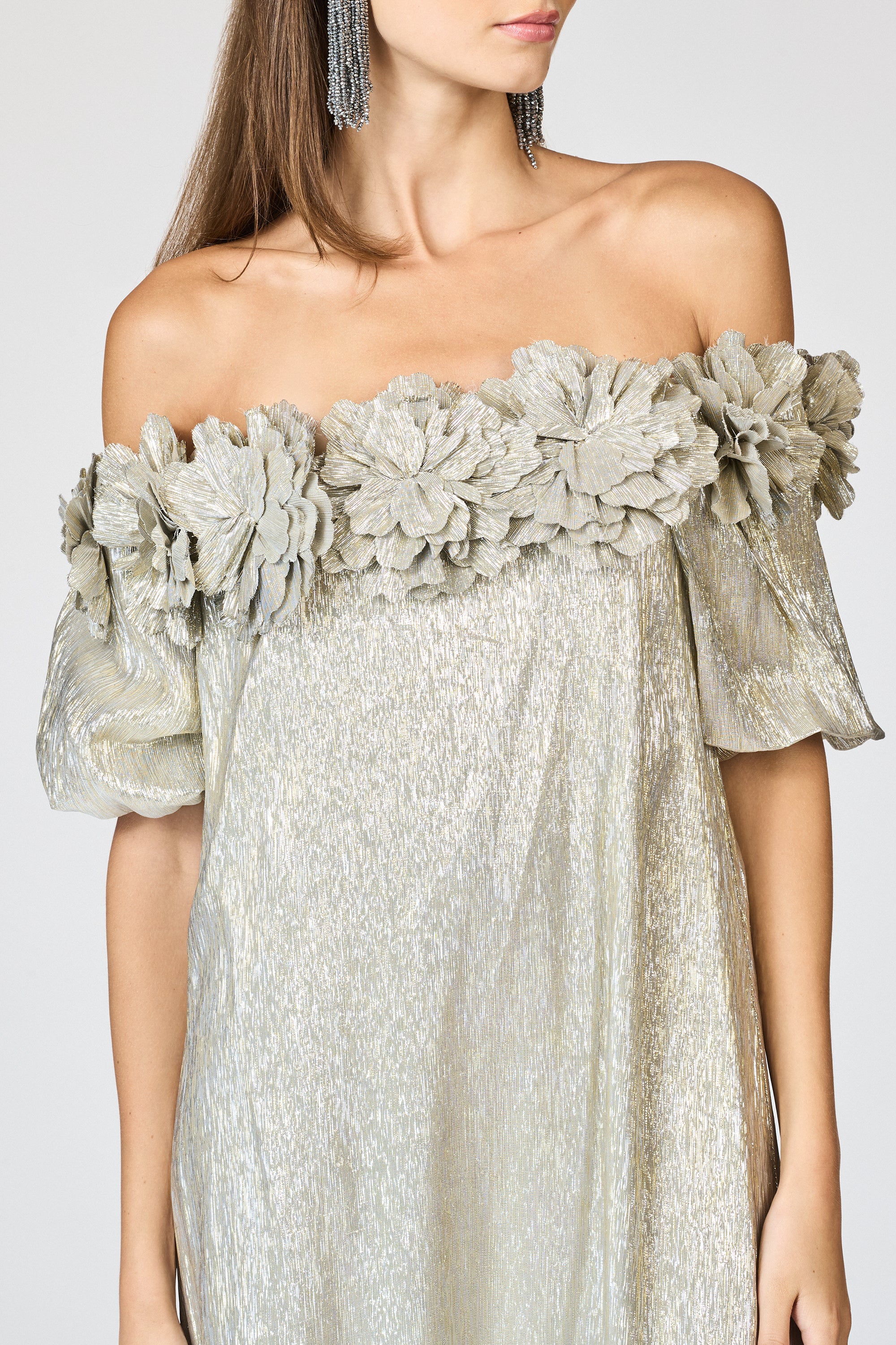 VALENTINA GOWN - METALLIC - Image 2