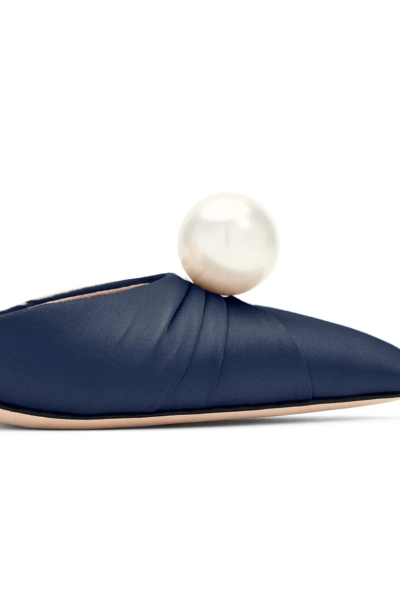 VANDERBILT KITTEN HEEL  - MIDNIGHT - Image 4