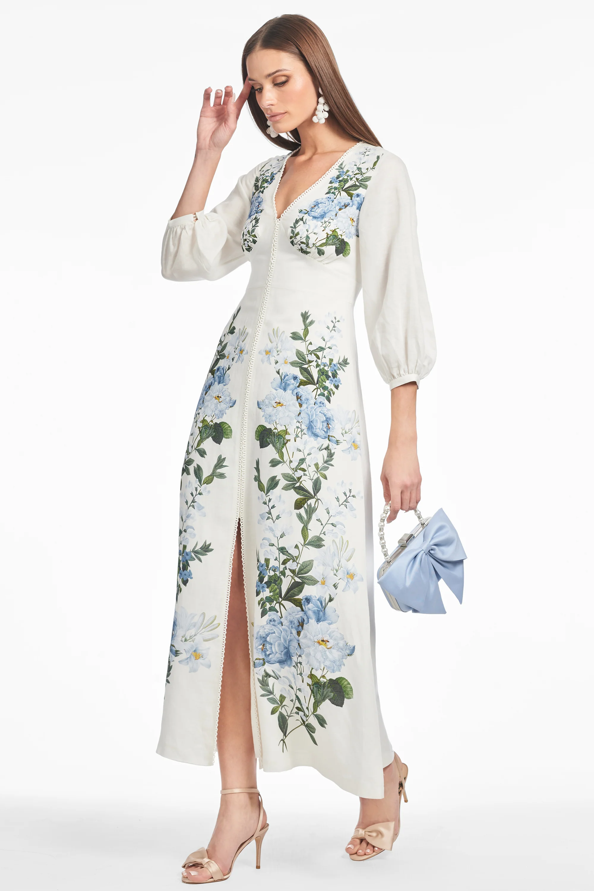 VARENNA DRESS - SKY PEARL RACEME - FINAL SALE - Image 2