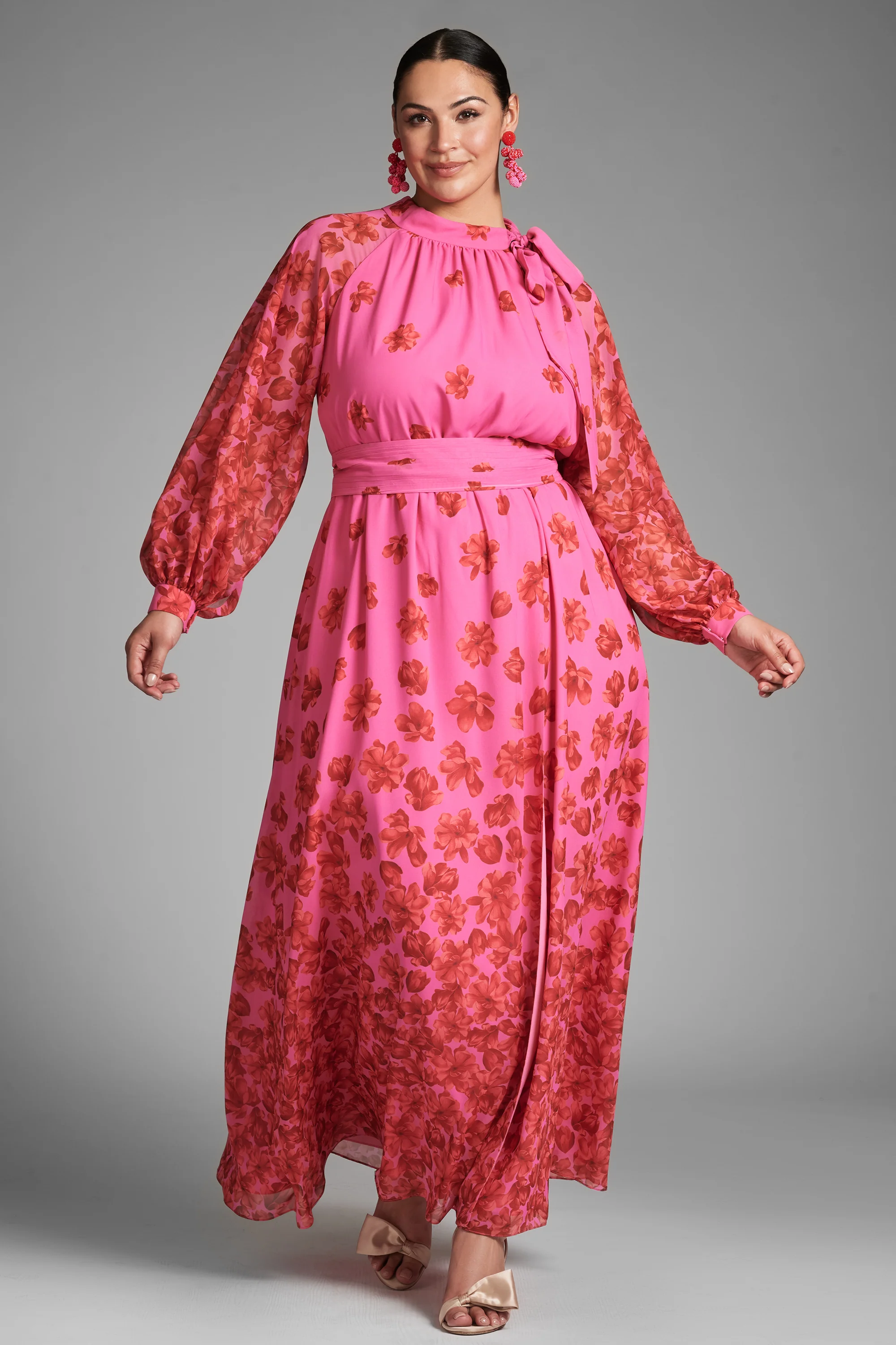 VERA GOWN - ROSE/VERMILLION - Image 6